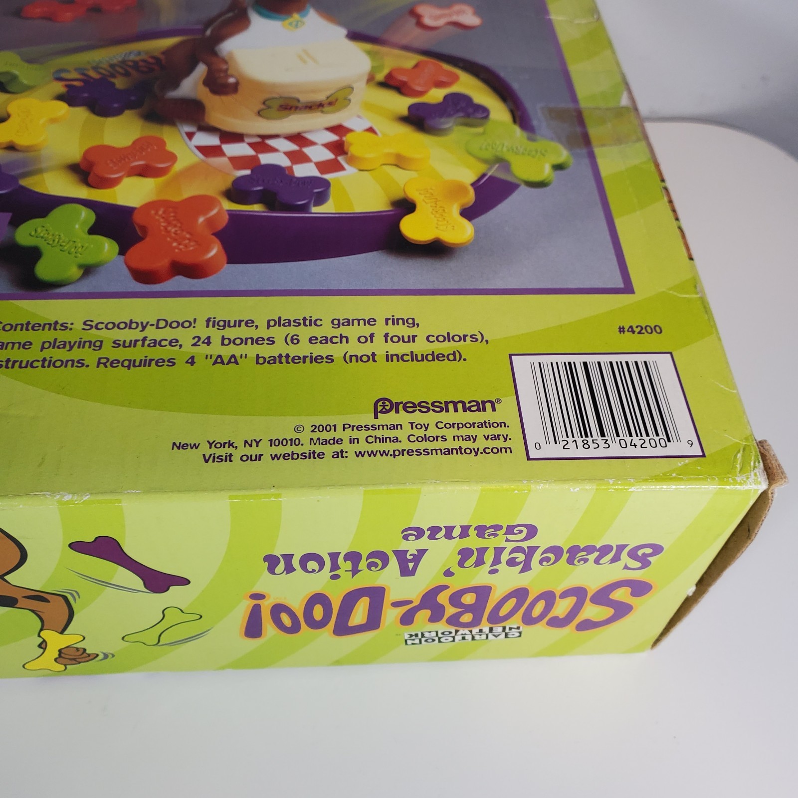 Scooby Doo Snackin Action Kids Board Game Cartoon Network Complete Tested Works