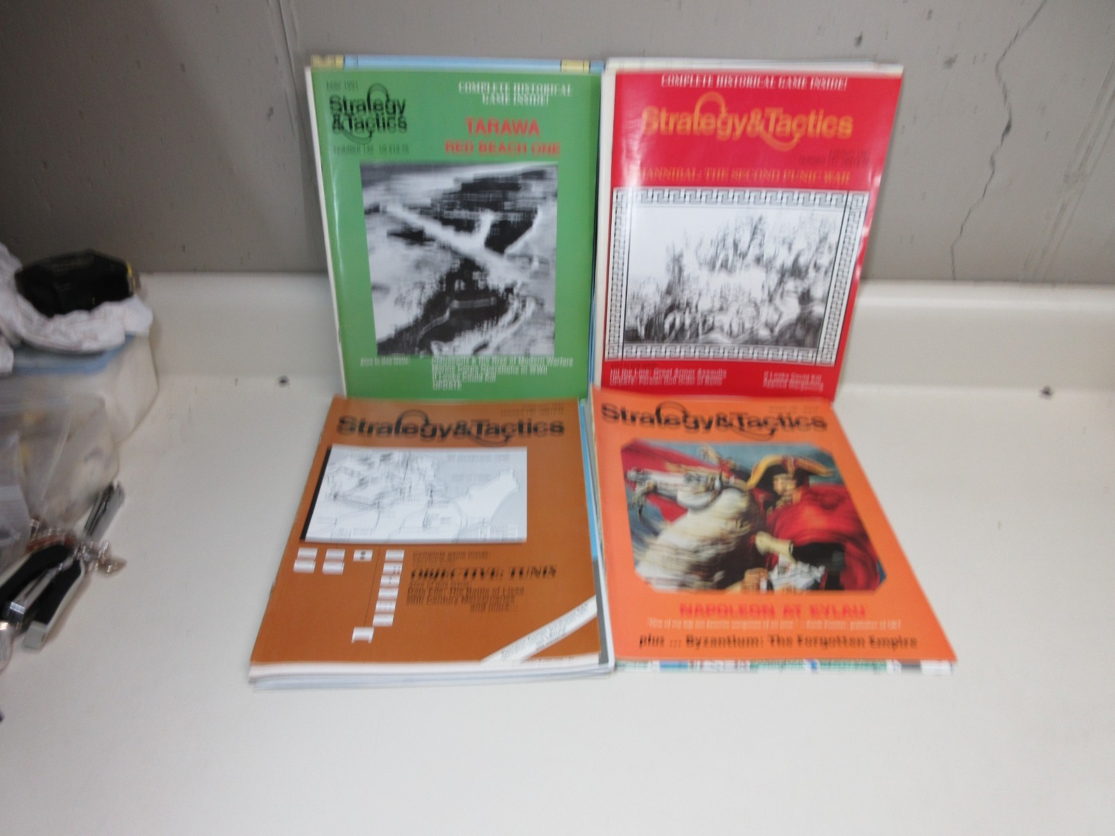 LOT OF Strategy & Tactics Decision Magazine War games #138 140 141 142 UNPUNCHED
