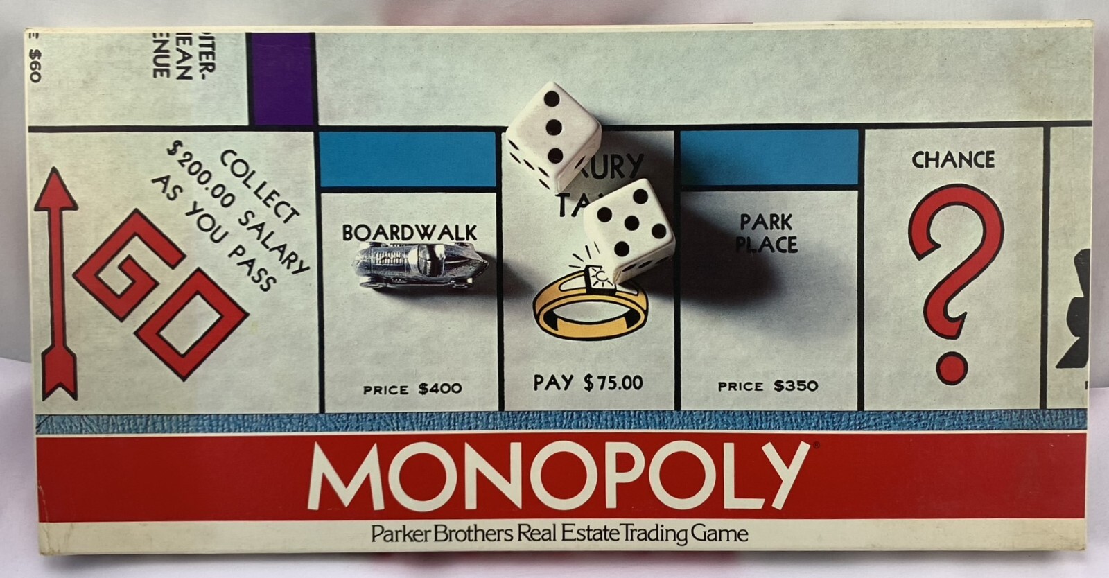 1975 Monopoly Game by Parker Brothers Complete in Very Good Condition FREE SHIP
