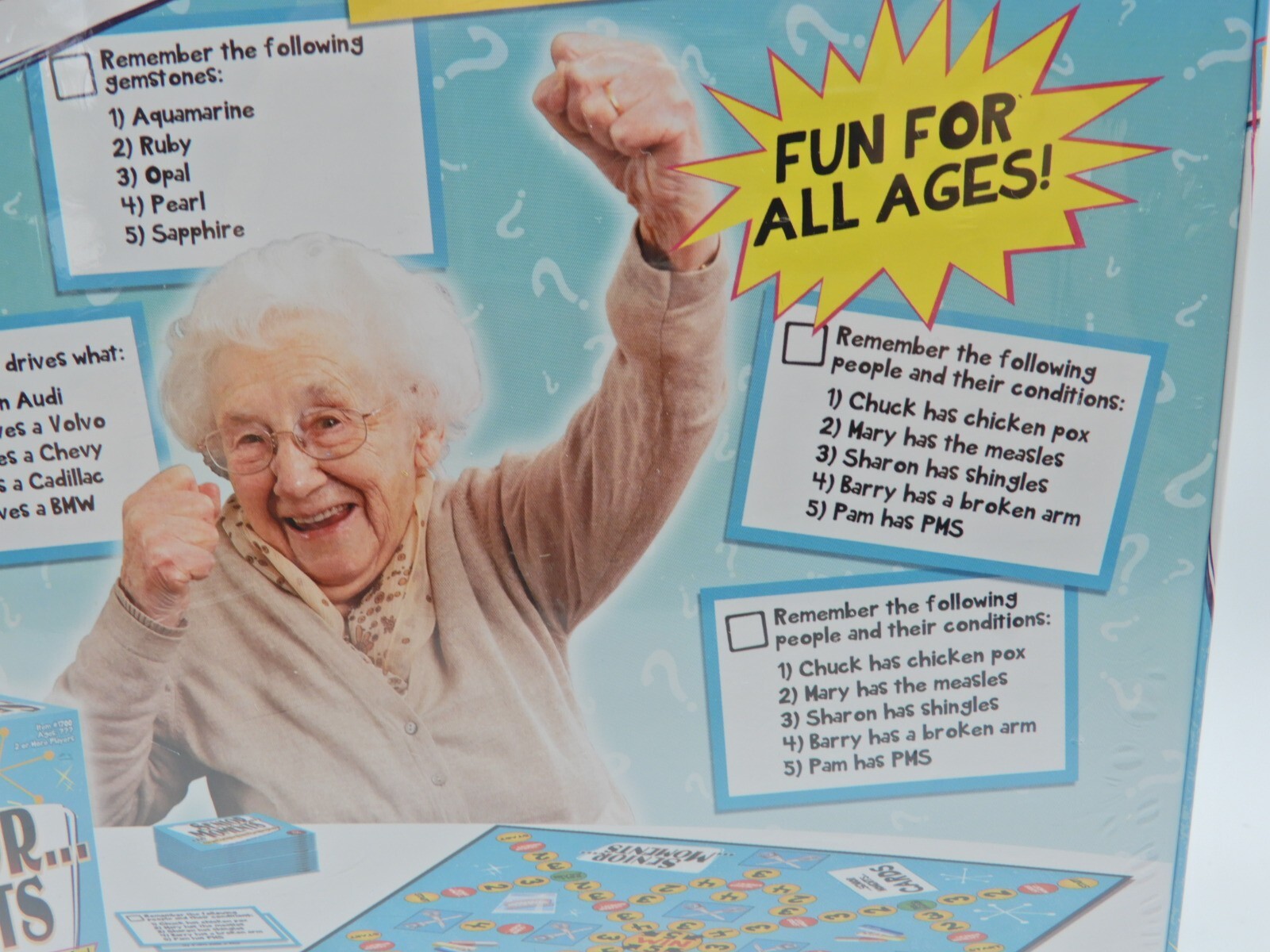 Senior Moments Board Game – perfect gift for the parents and grandparents