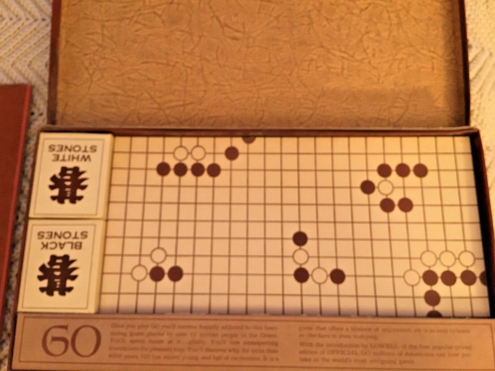 GO GAME~LOWELL TOY MFG CO. ~VINTAGE CLASSIC GAME OF THE FAR EAST~OFFICIAL~USA~