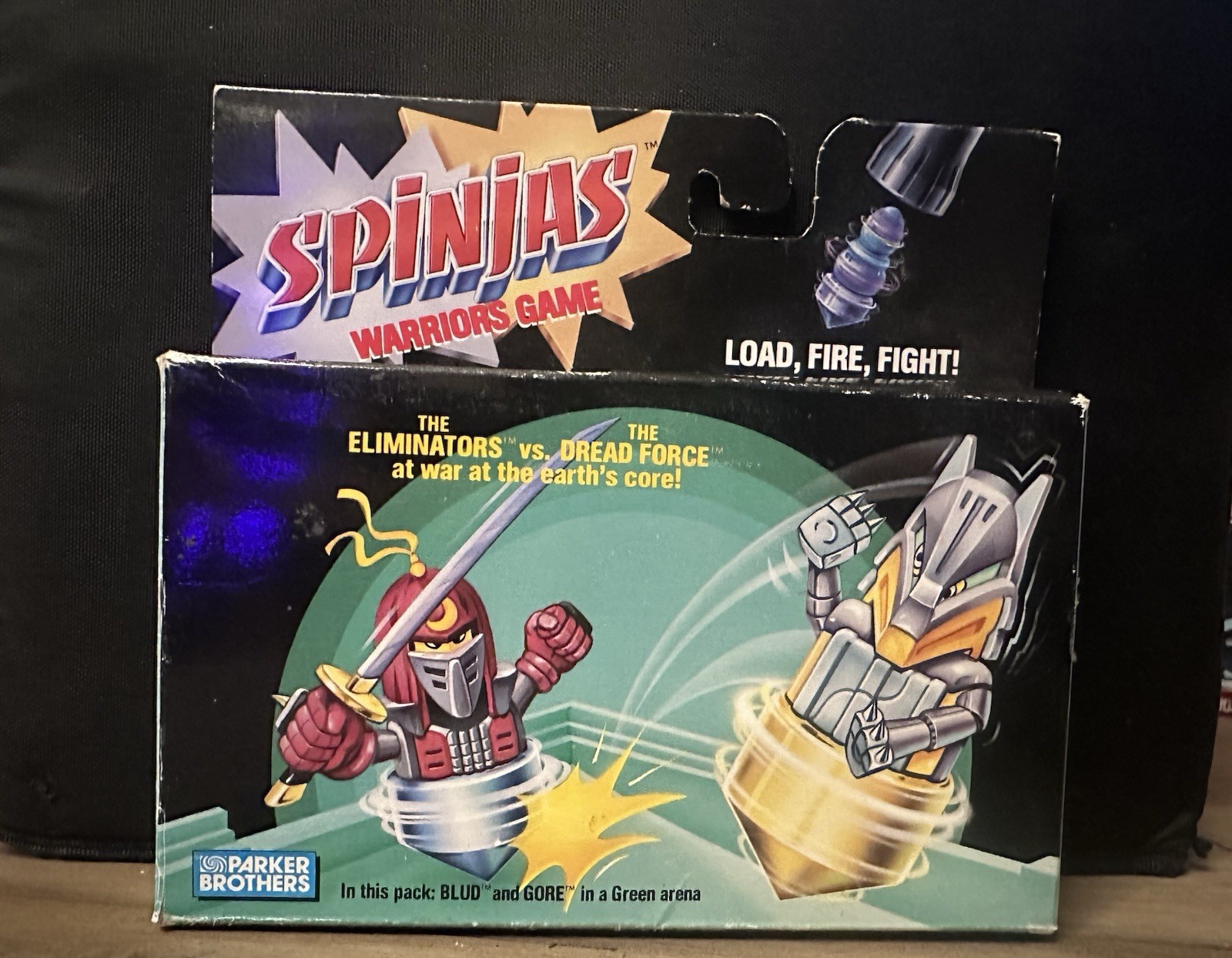 Parker Brothers Spinjas Warriors Game 1989 Vintage MPN 0510 1-2 Players Age 6+