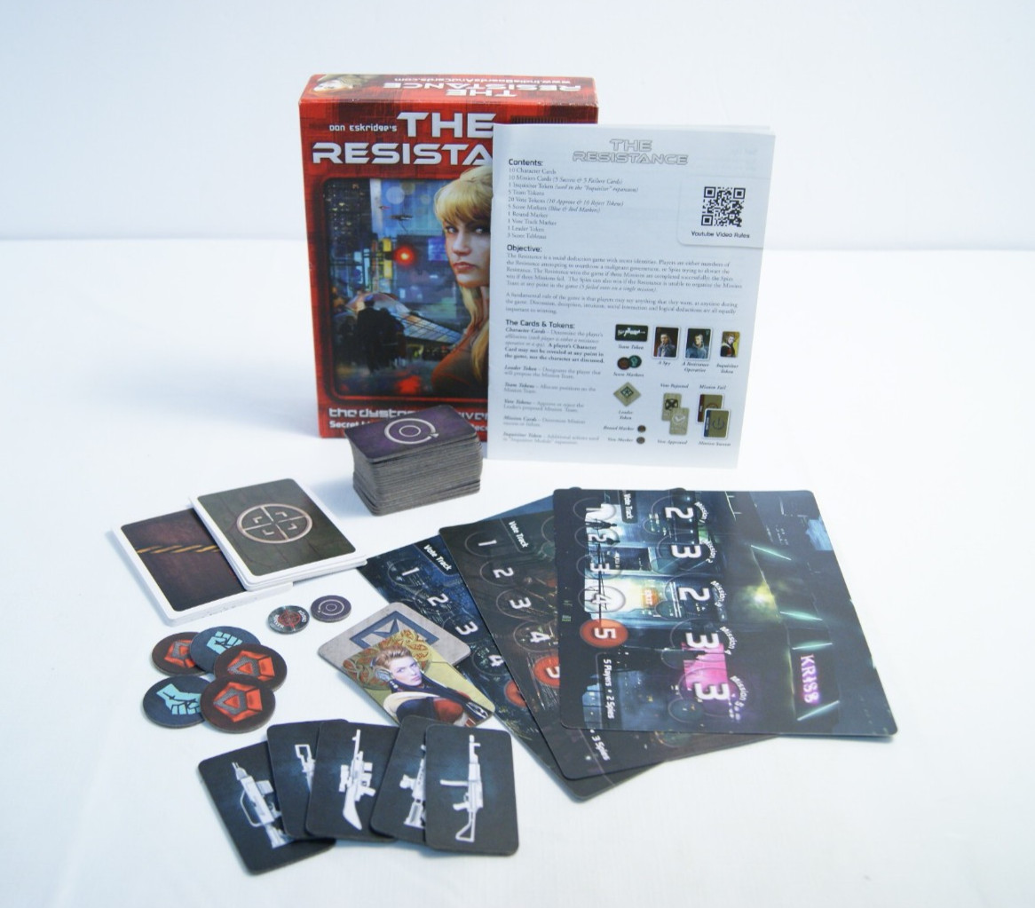 The Resistance & Avalon Lot of 2 Games by Indie Boards & Cards See Details