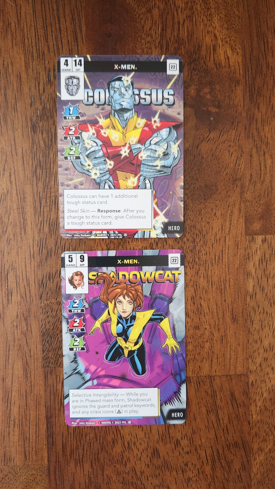 Marvel Champions Mutant Genesis X-Men Hero Promo Cards