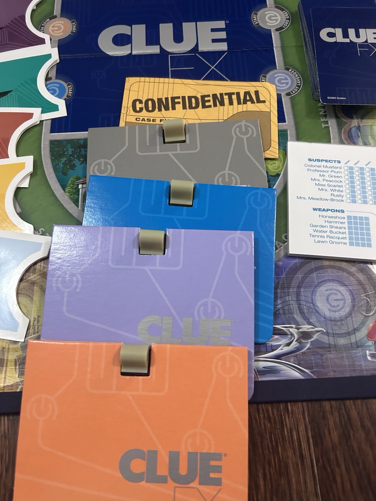 CLUE FX ELECTRONIC TALKING DETECTIVE Board GAME Works Tested YES! 100% COMPLETE