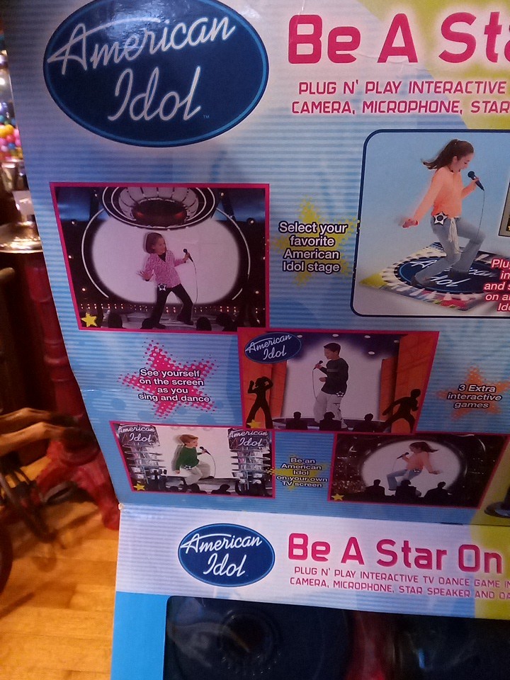 American Idol “Be A Star On TV” Plug & Play Interactive Rare TV Dance Game 2008