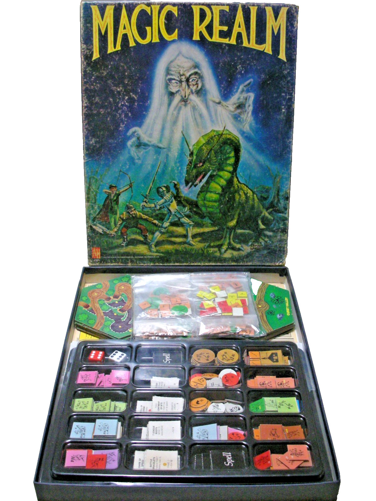 Magic Realm Board Game – First Edition Box Set – Errata and Misprints – Verified