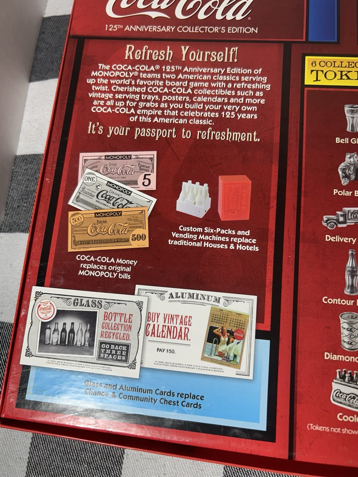 Monopoly- Coca Cola Collector’s Edition Board Game Complete