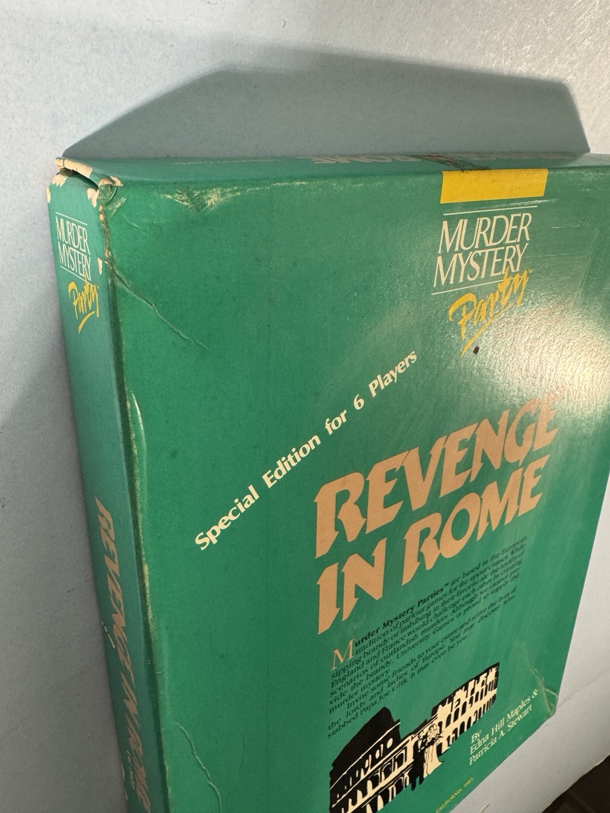 Revenge in Rome Murder Mystery Party Kit Role Playing Special Edition Used 1985