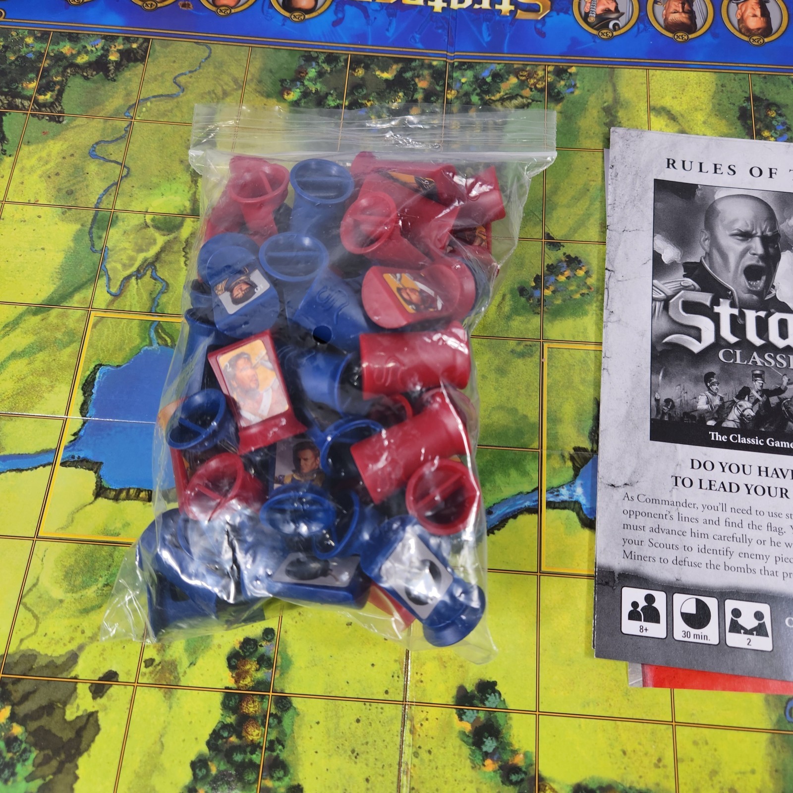 Stratego Classic Board Game Battlefield Strategy by PlayMonster 2016.