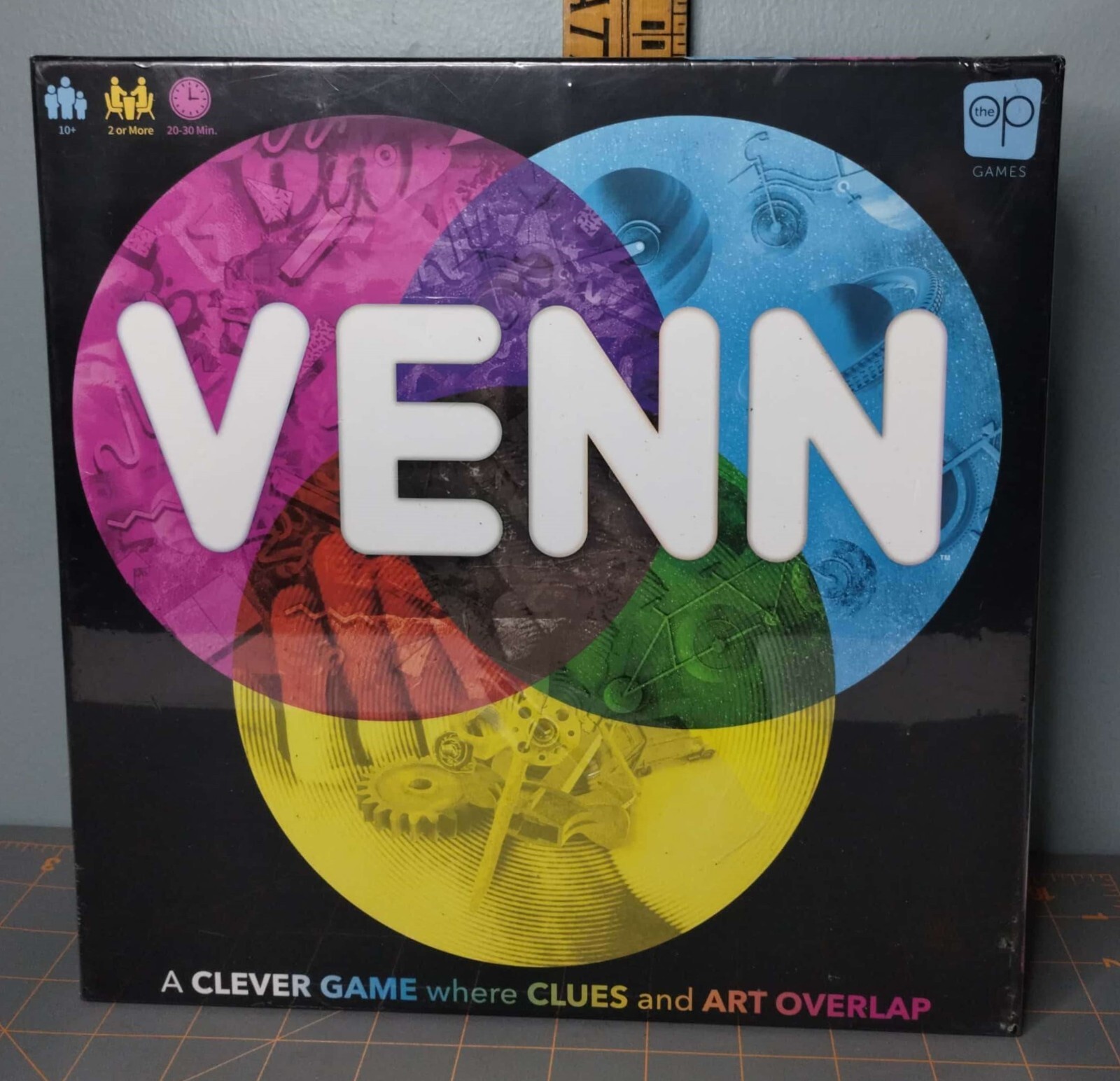 Venn Party Game By The OP Games 2022 USAopoly Inc. – New Other & Sealed See Pic