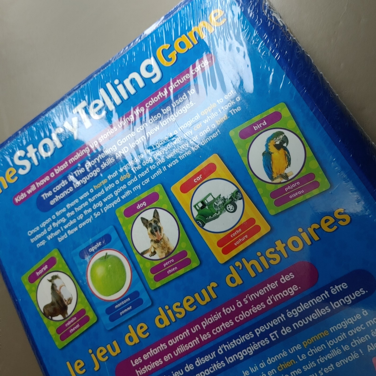 The Story Telling Game by International Playthings Memory Card Game (READ)
