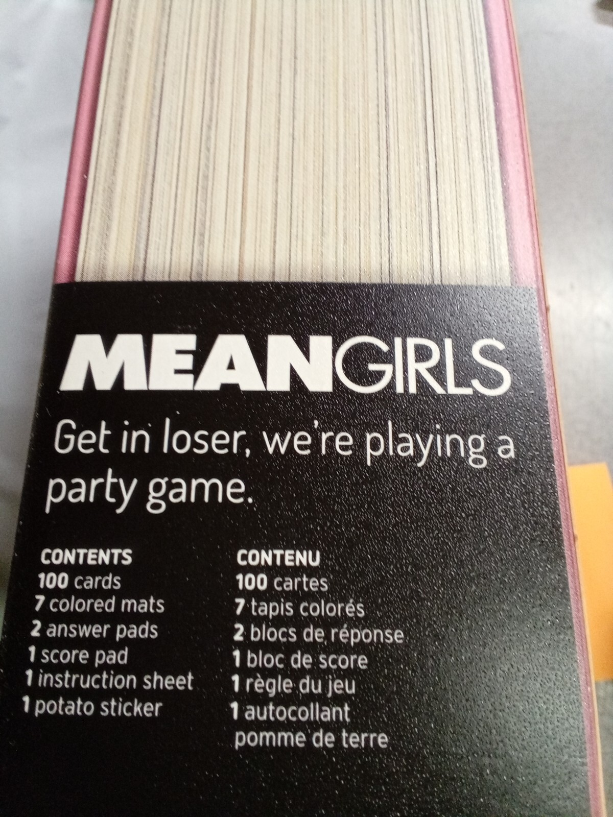 Brand New! MEAN GIRLS Burn Book A Party Game BRAND NEW Board Game TIKTOK