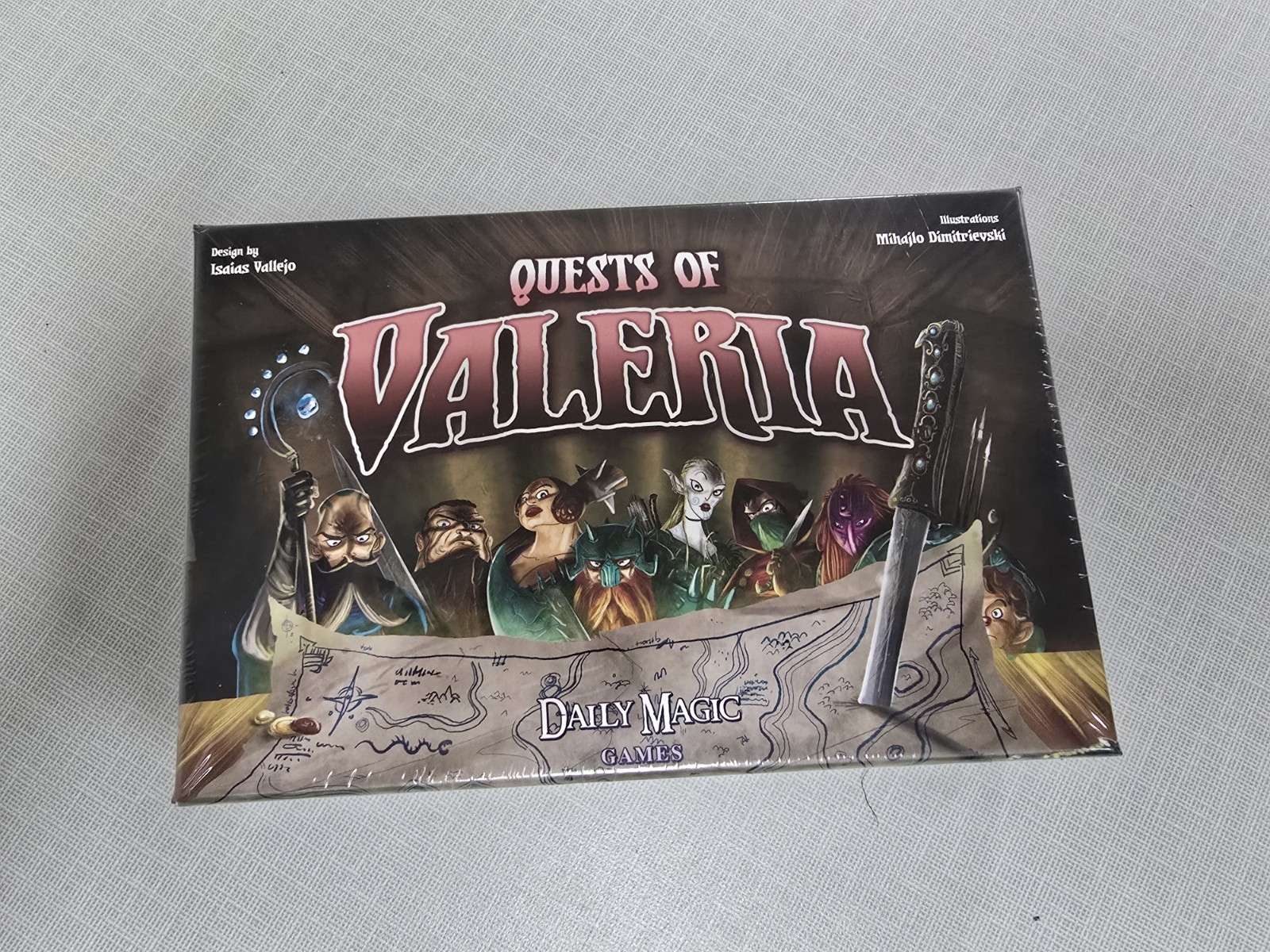 Brand New Sealed Quests of Valeria Board Card Game 2016 Daily Magic Games