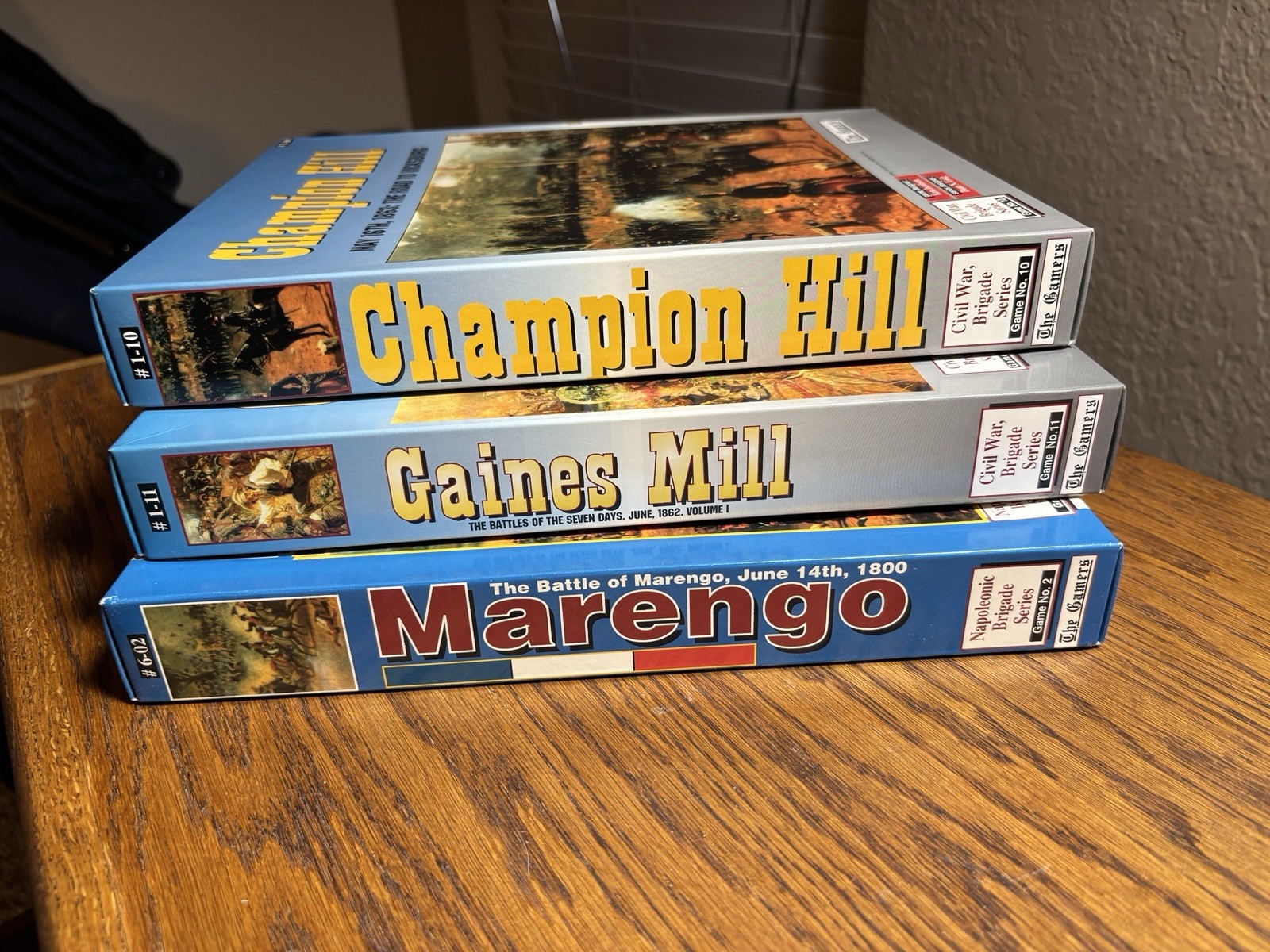 The Gamers Board Game Bundle Champion Hill Gaines Mill and Marengo New Unpunched