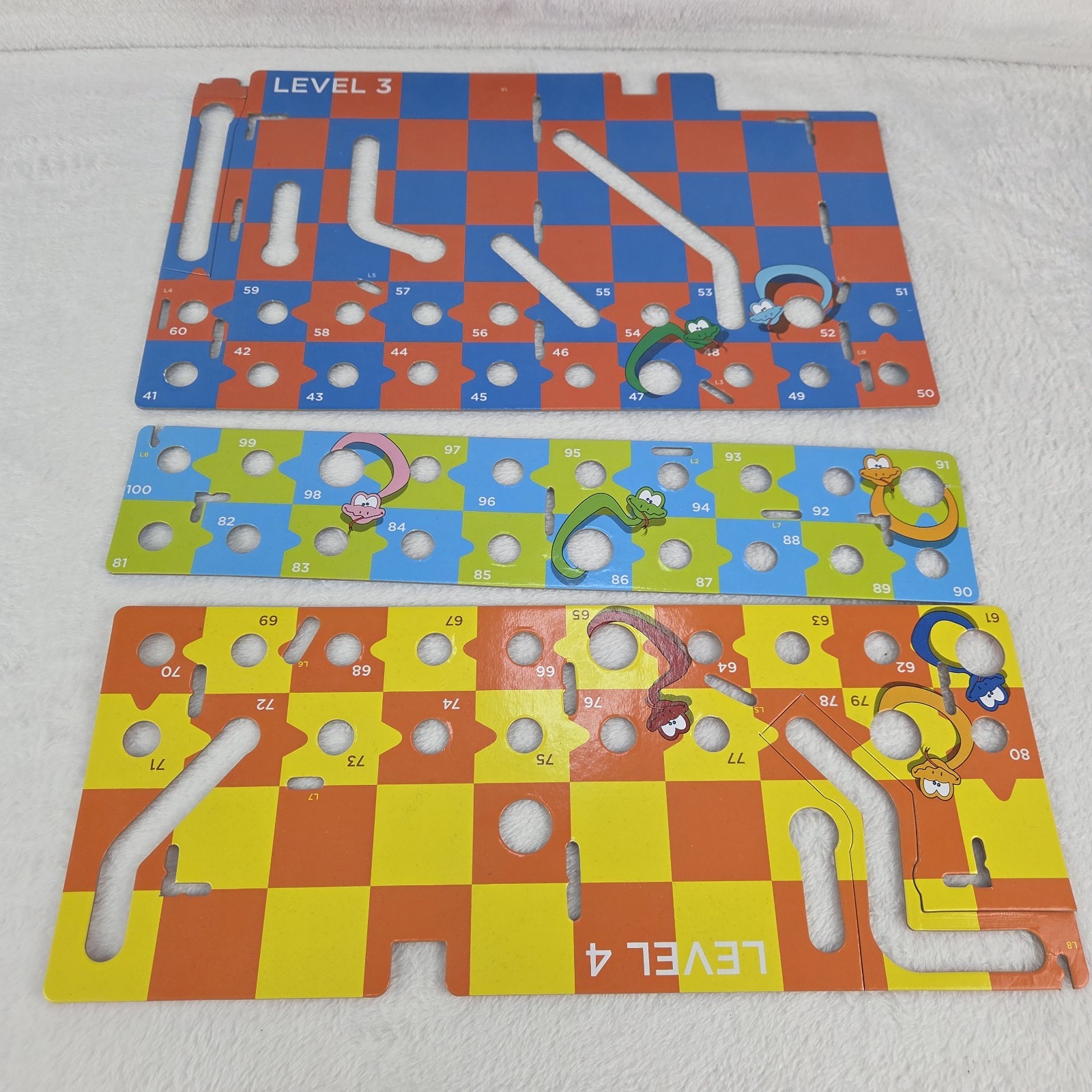 Multi-Level 3D Snakes And Ladders Board Game Happy Puzzle Company 2021 Complete