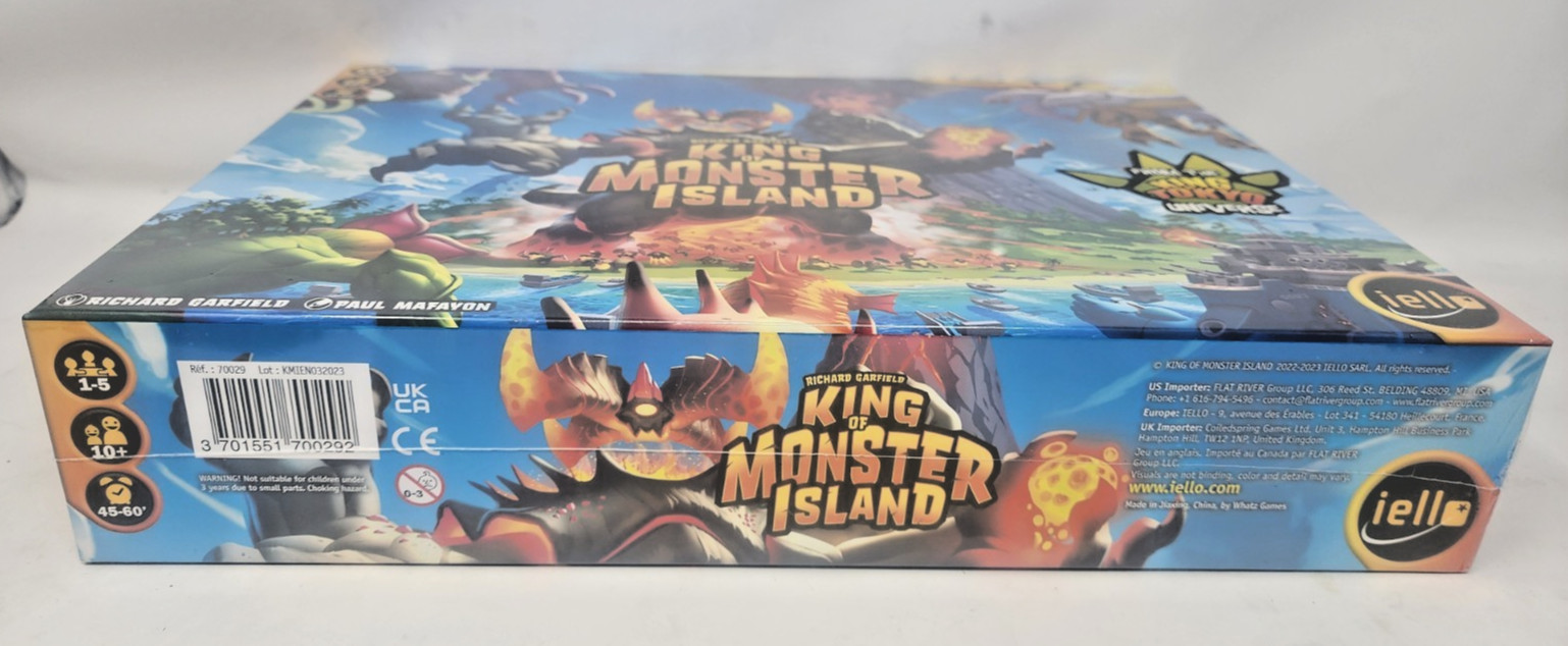 King of Monster Island Board Game for 1 to 5 Players Ages 10 Years and Up