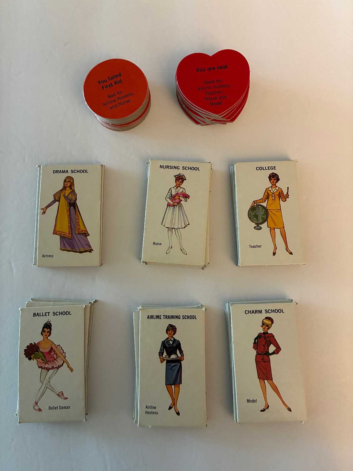 Vtg 1966 What Shall I Be? Career Girls Board Game Complete Selchow Righter