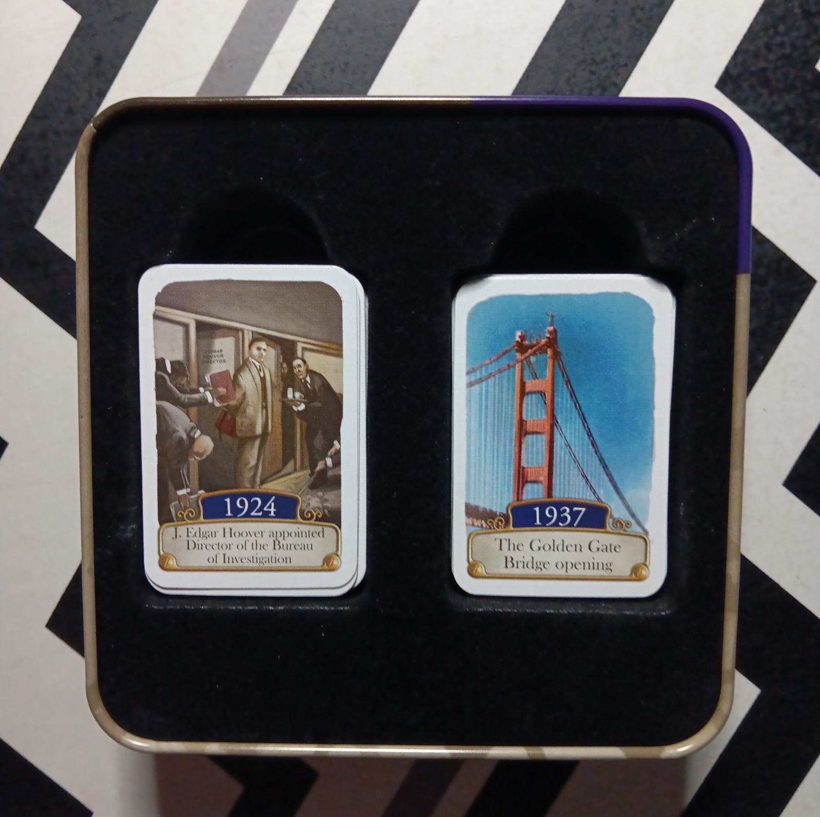 Timeline American History Card Game Asmodee 110 Cards