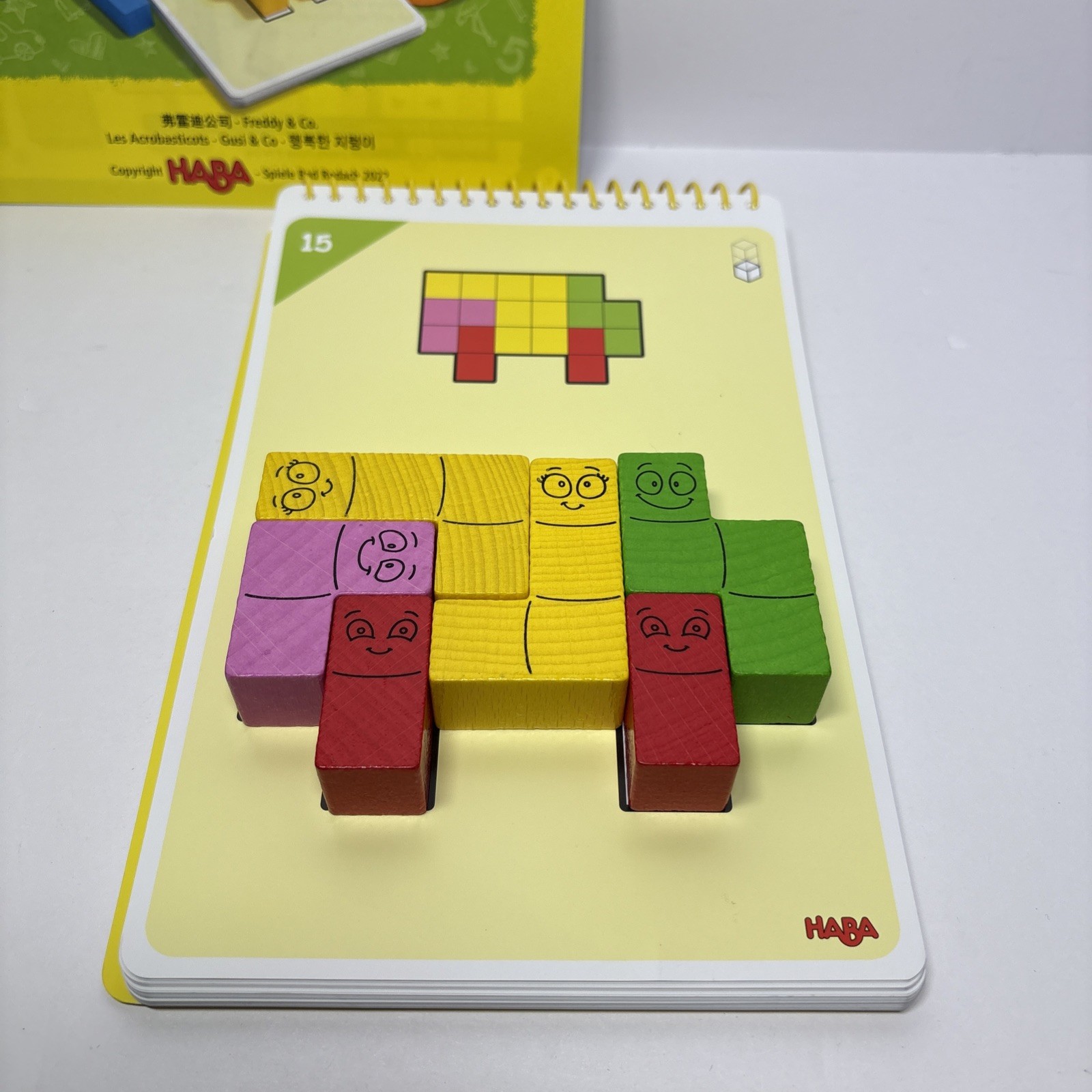 Logic! Games Happy Worms Logic Block Game HABA PLAY – STEM & Spatial Awareness