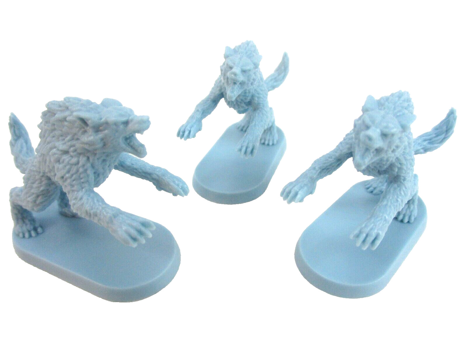 HEROQUEST: Mage Of The Mirror 3x GIANT WOLF Minis & Card NEW!!