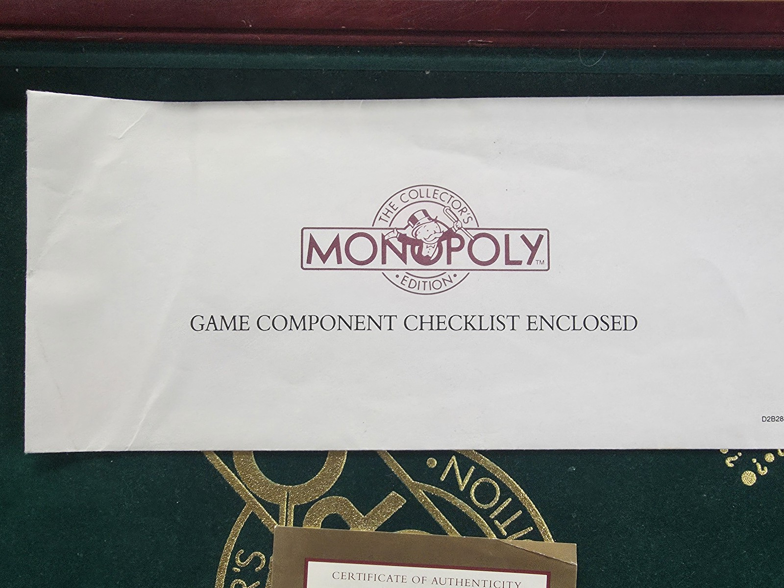 Monopoly Collector’s Edition 1991 Franklin Mint Wooden Luxury Board Game + Xtra!