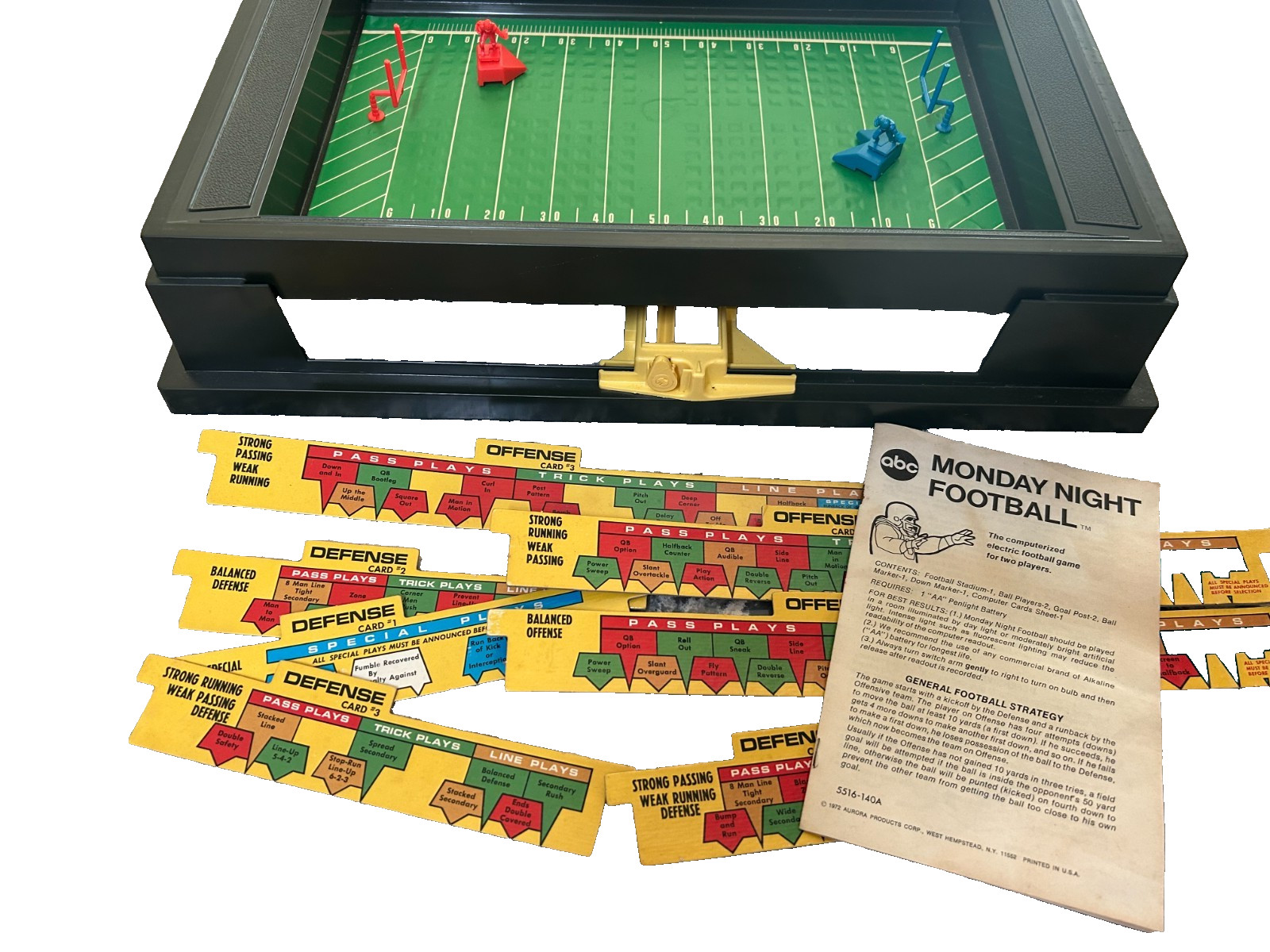 Vintage 1972 Aurora ABC Monday Night Football Board Game