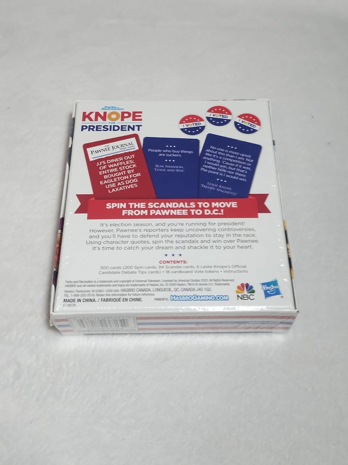 Parks & Recreation Knope For President Party Card Game NBC SEALED
