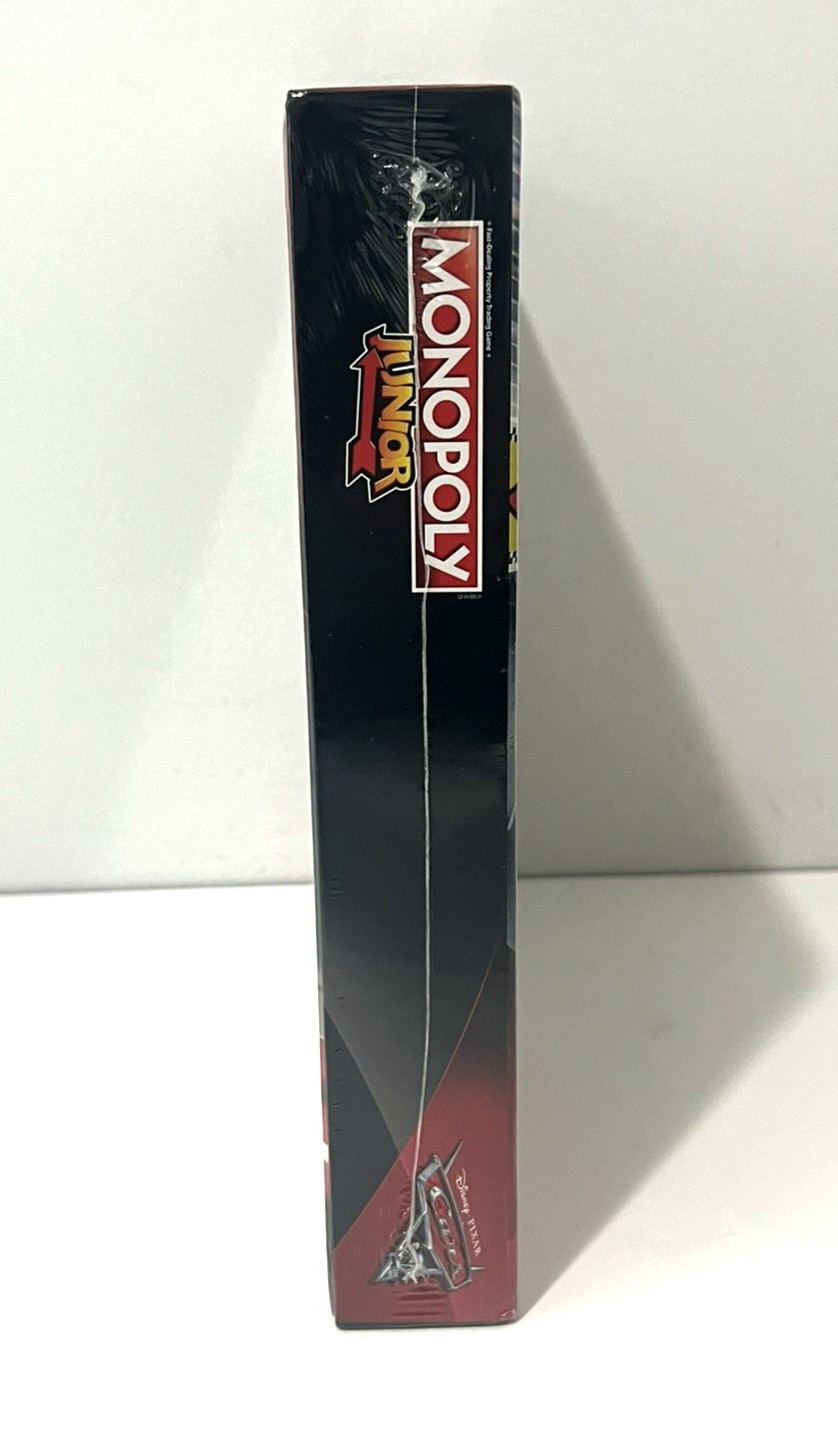 LOT OF 2 DISNEY PIXAR CARS 3 BOARD GAMES MONOPOLY JR &POP-O-MATIC TROUBLE HASBRO