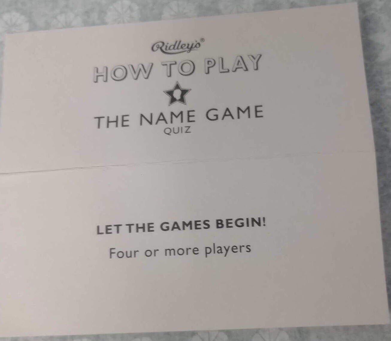 Ridley’s Games Room Party Compendium Classic Charades Name Game Quiz 2015