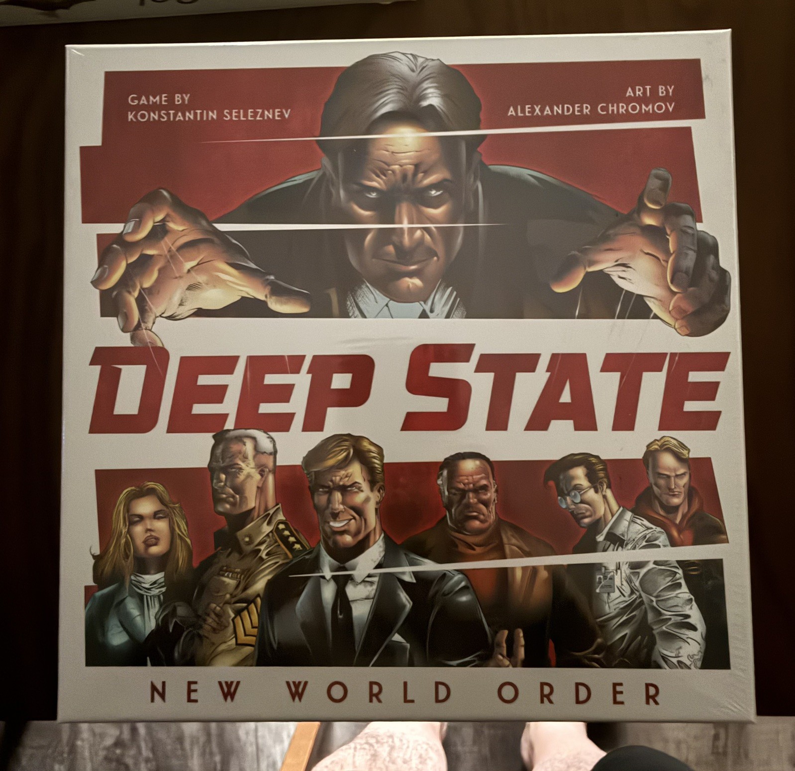 Deep State: New World Order (2019) Strategy Board Game by Crowd Games NEW