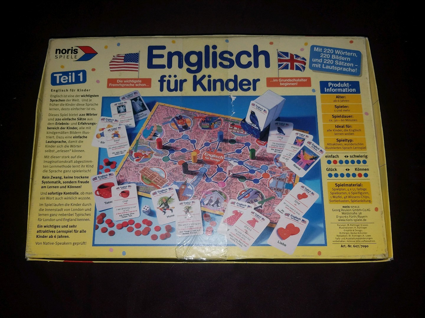 English fur Kinder Learn German for Children Noris Spiele Teil 1 2000