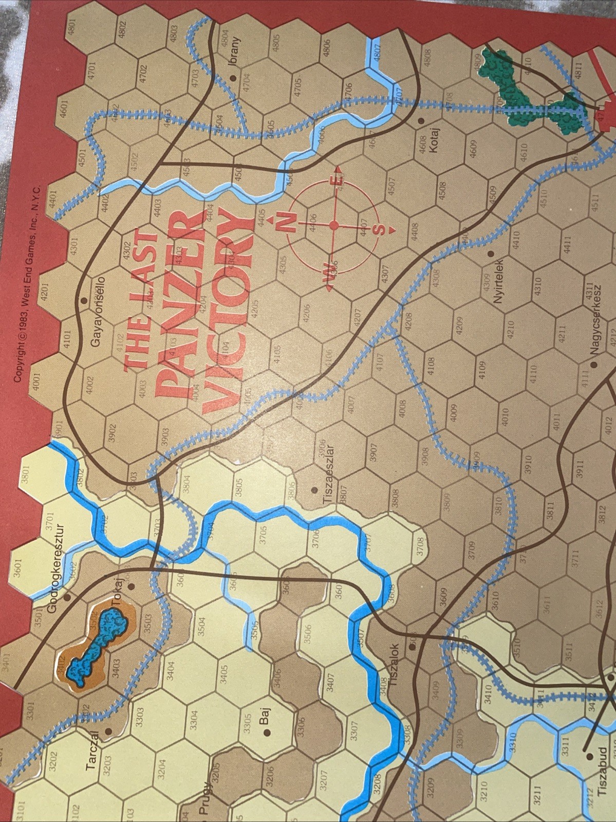 West End Games. 1983. The Last Panzer Victory Debrecen, Hungary 1044. VGC.