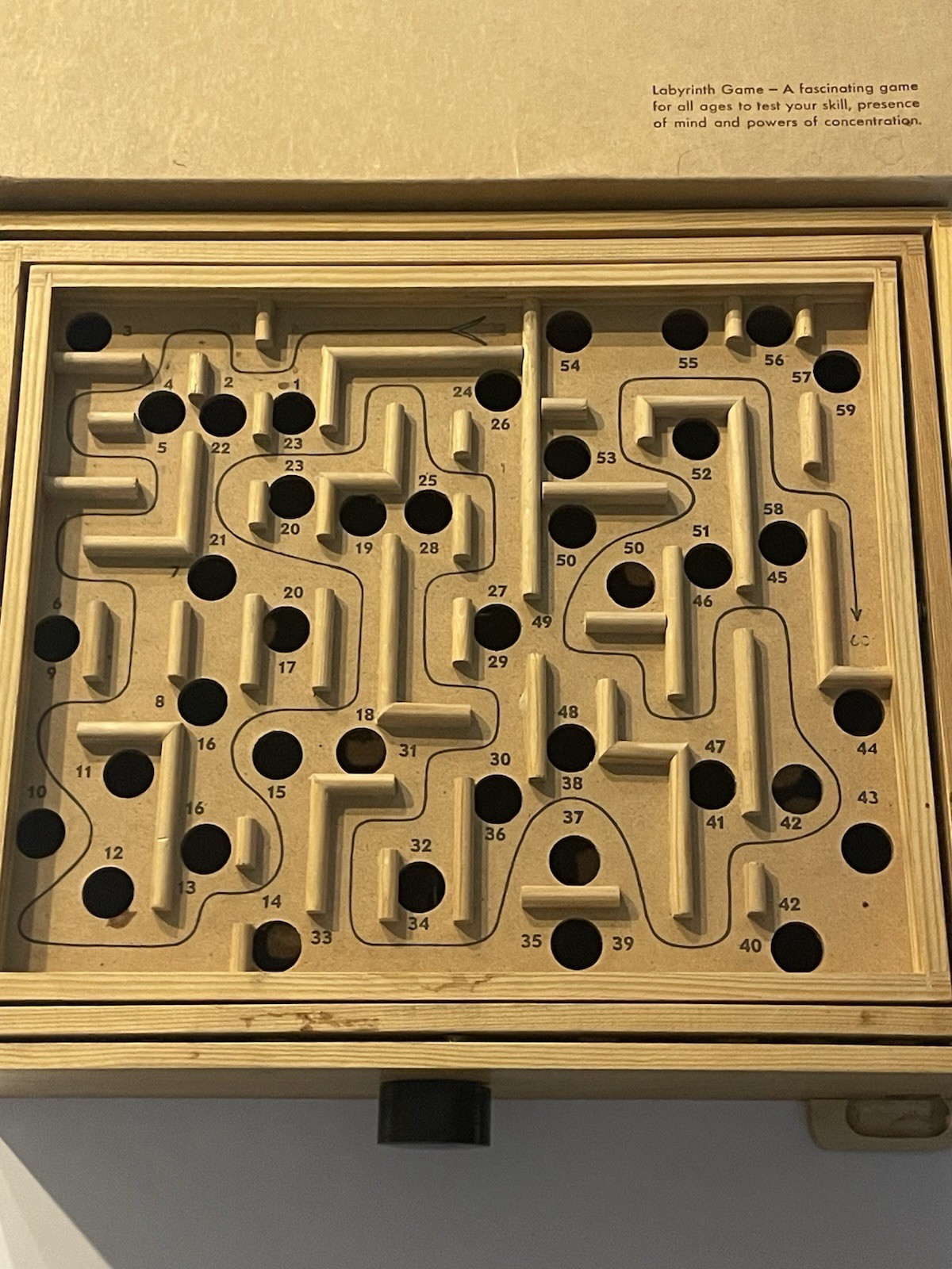 BRIO Labyrinth Wooden Maze Game Sweden 18376 Labyrintspel With Original Box
