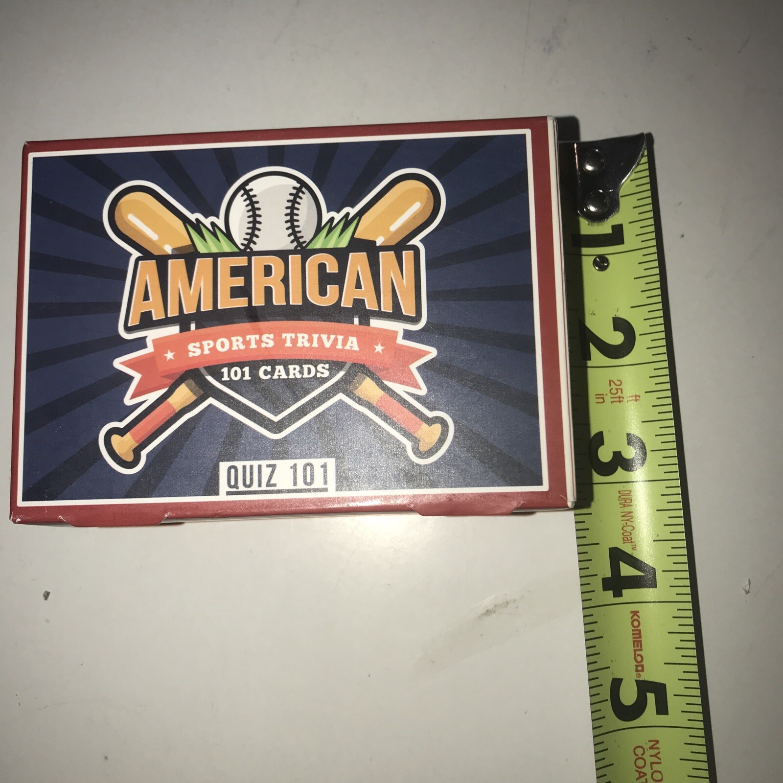 All American Quiz 101 Sports Trivia Question Card Game Party Fun Family Friends