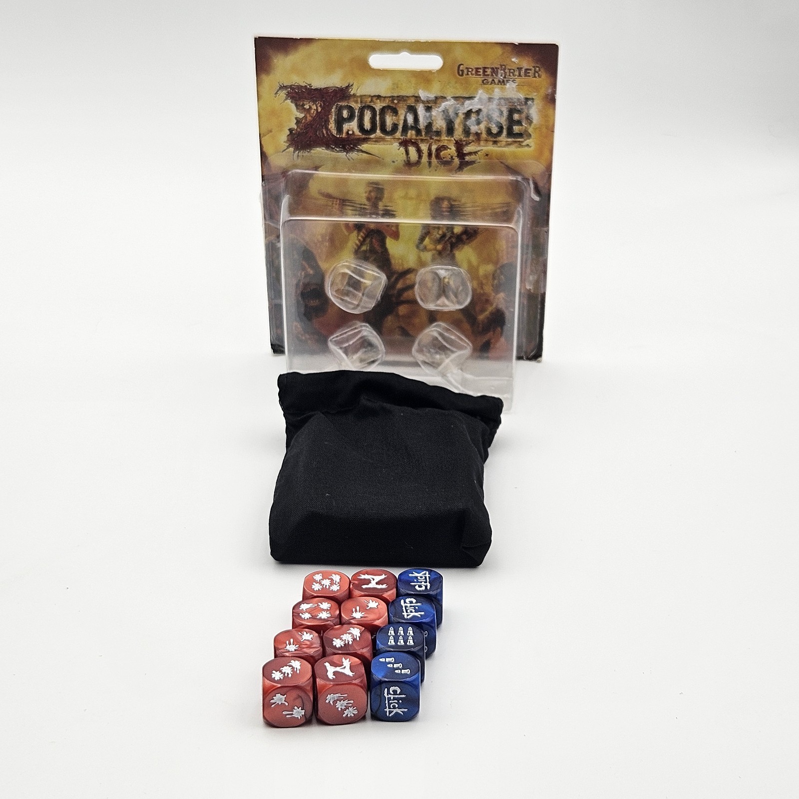 Zpocalypse Board Game 2012 Dice Set Of 12 Greenbreier Games Hard To Find!