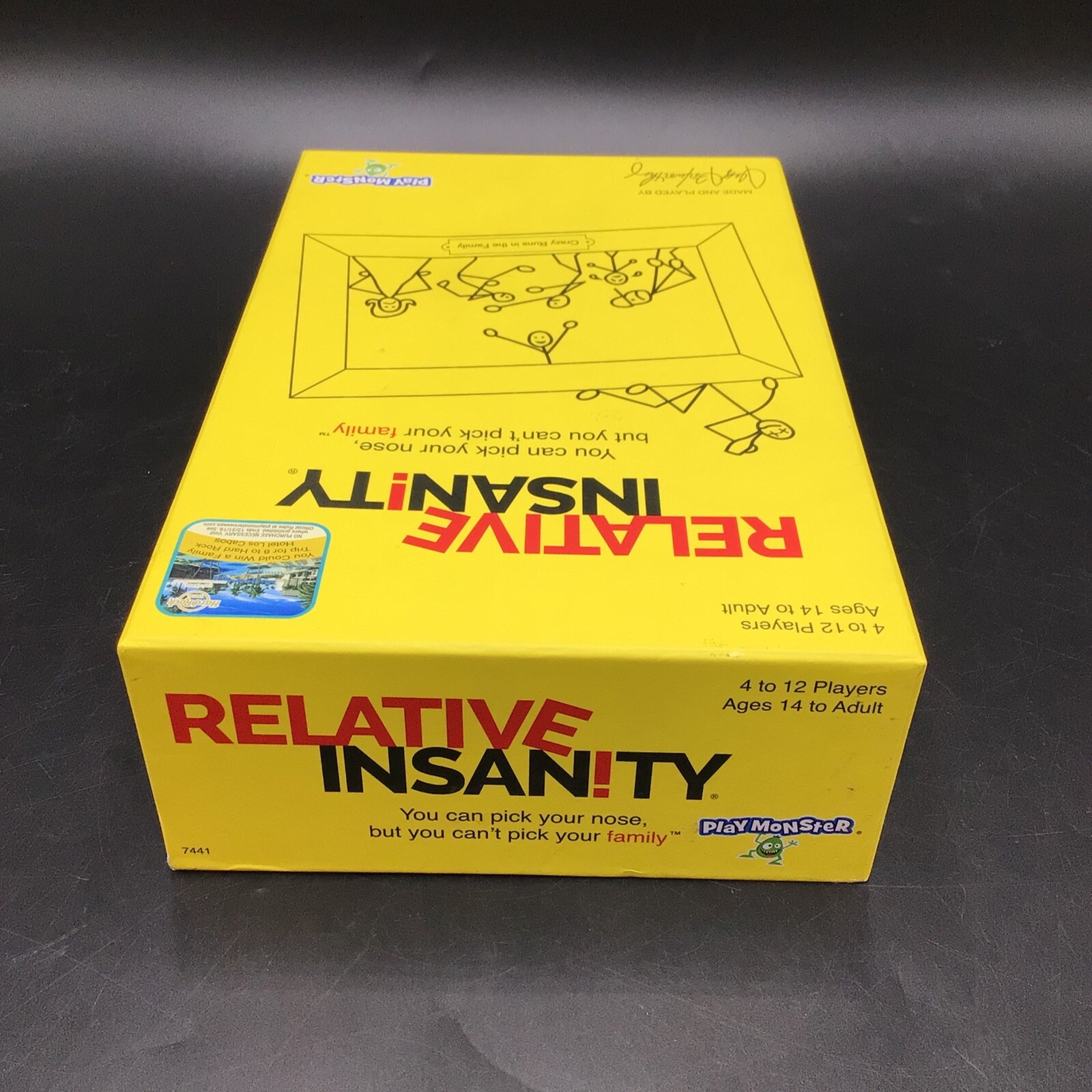 Relative Insanity Party Game Play Monster Created by Jeff Foxworthy | COMPLETE