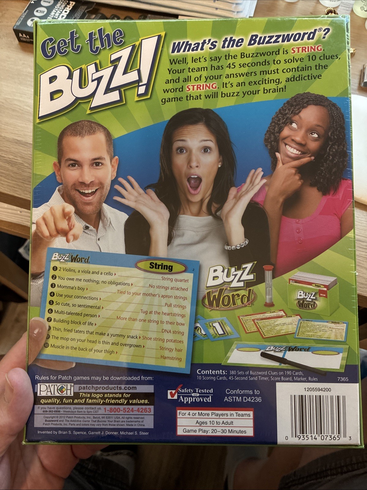 BUZZ WORD Game Family Friends Game Night Fun 2012 Patch Products NEW Sealed