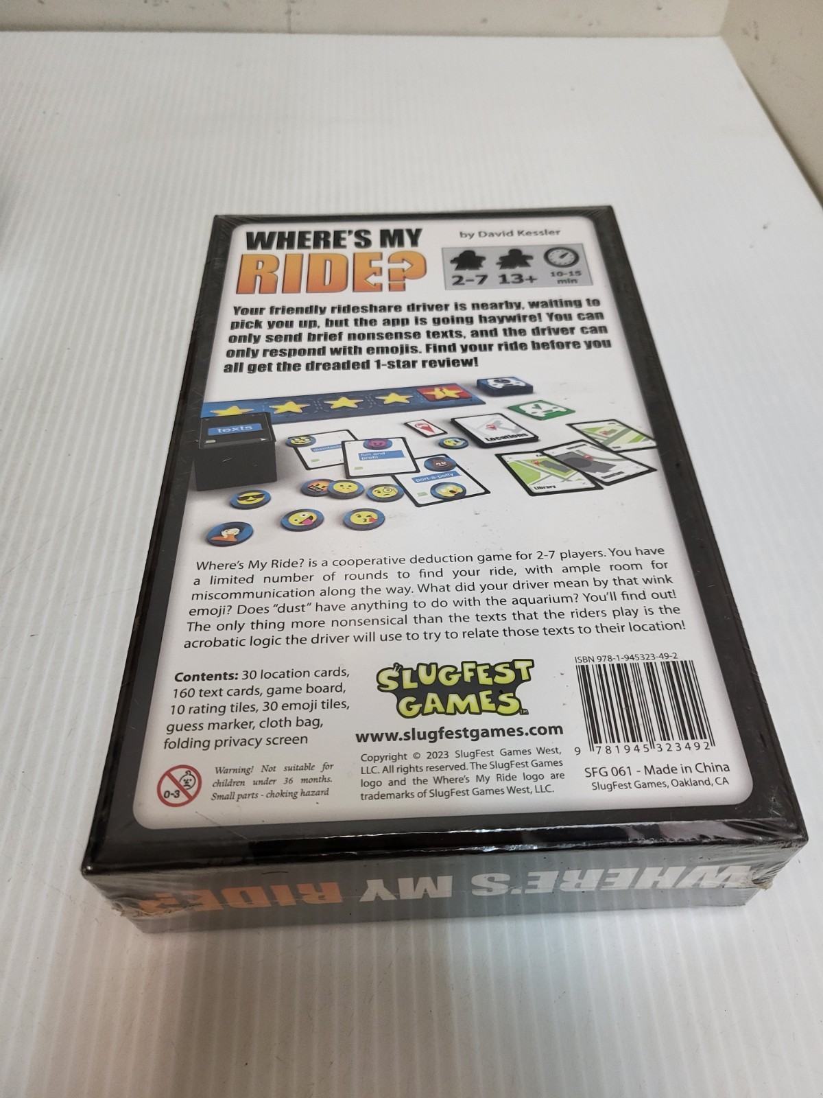 SlugFest Games: Where’s My Ride? – Cooperative Deduction Game of Confusion & Emo