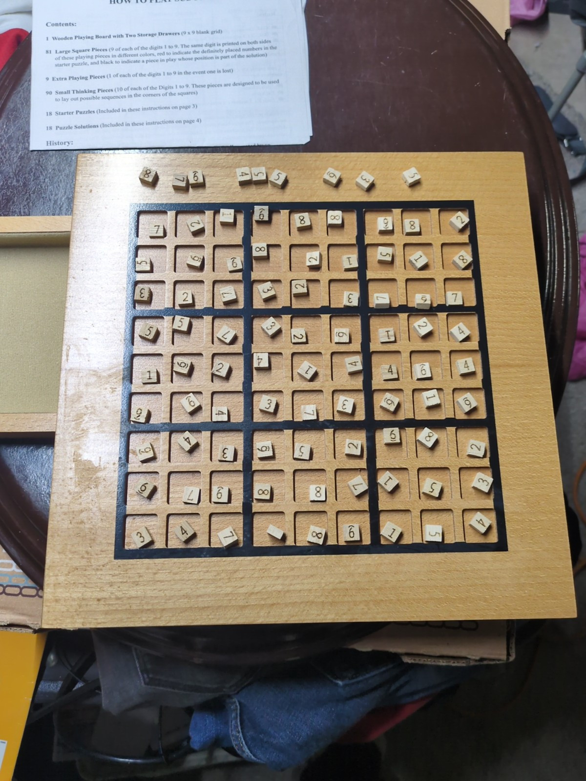 SUDOKU Wooden Game Board and Pieces – Wood Expressions, Inc.