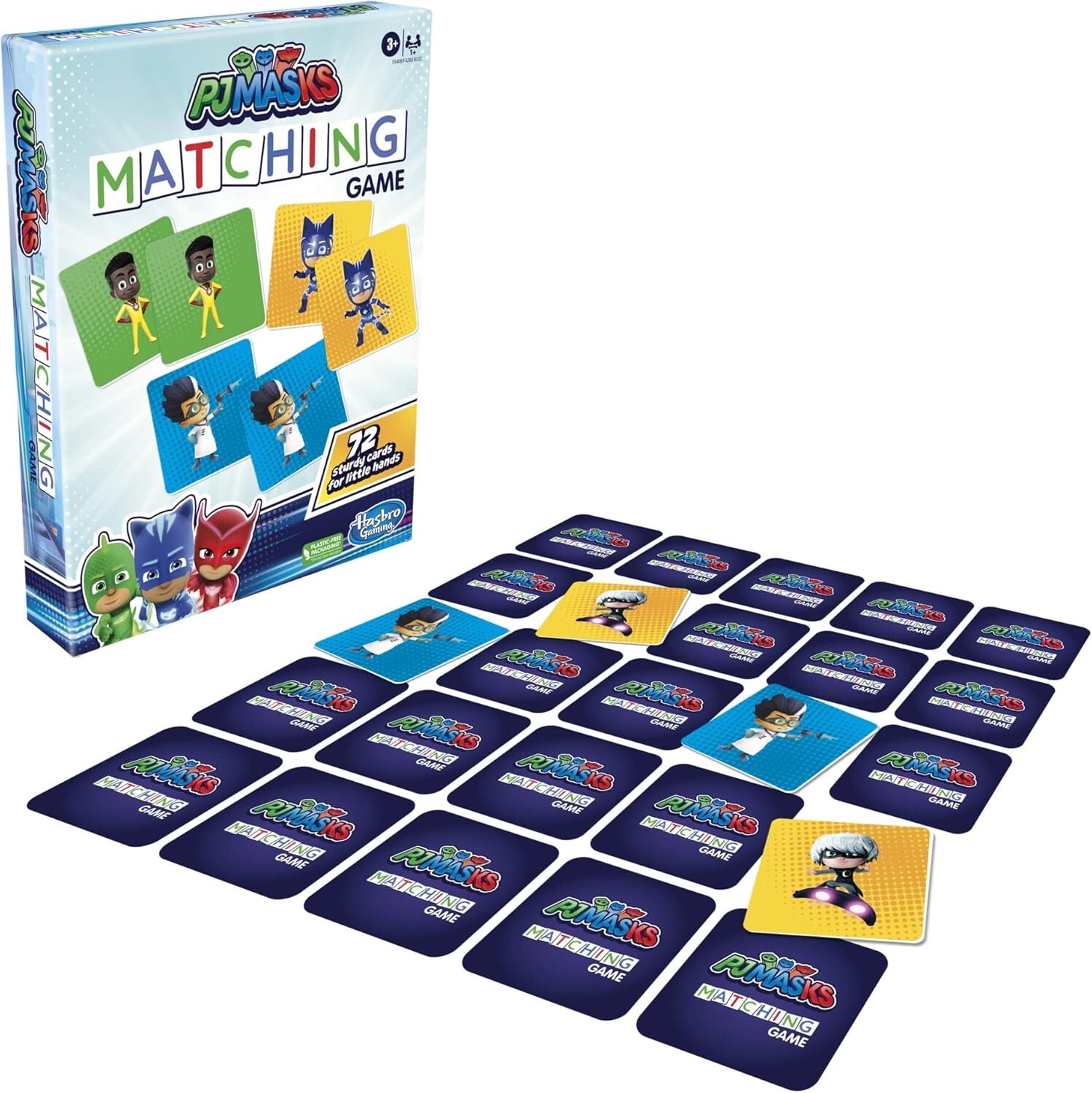 PJ Masks Hasbro Gaming Matching Game for Kids Ages 3 and Up Fun Preschool Memory