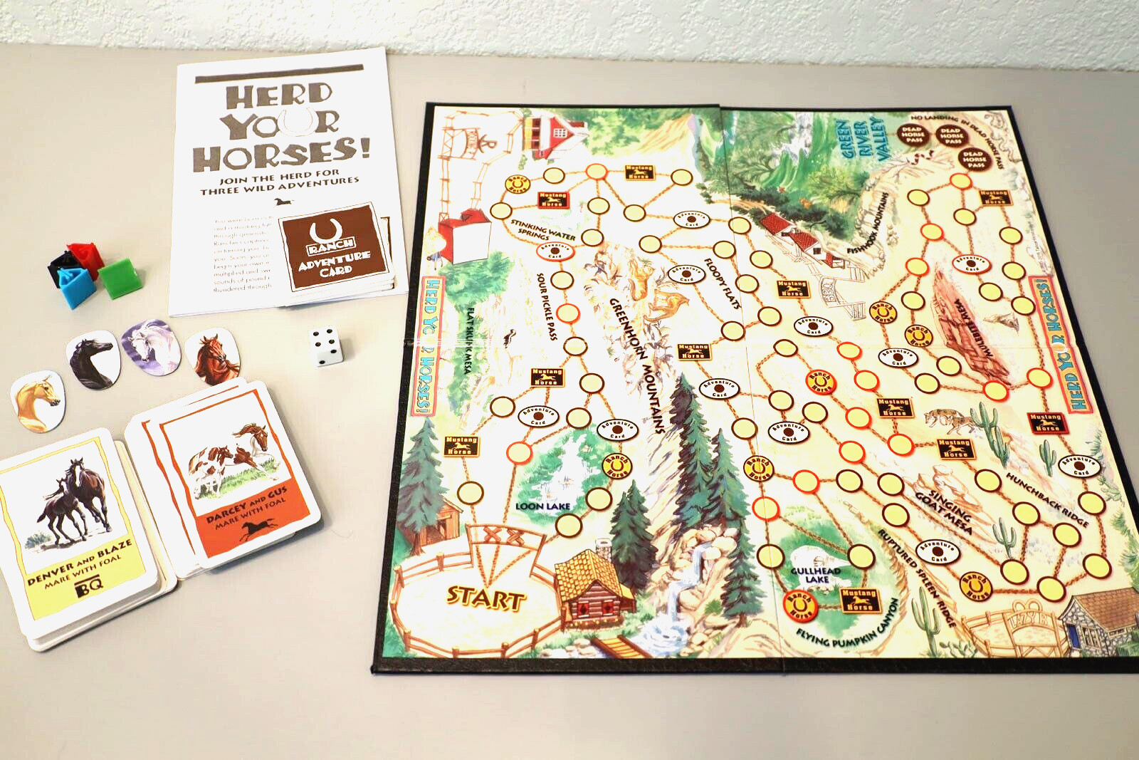 Herd Your Horses Board Game Complete