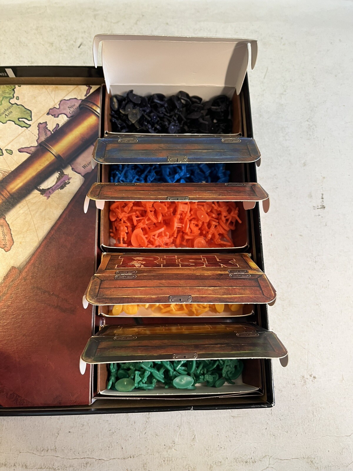 Risk Board Game Strategic Conquest Secret Missions Multiple Gameplay Complete