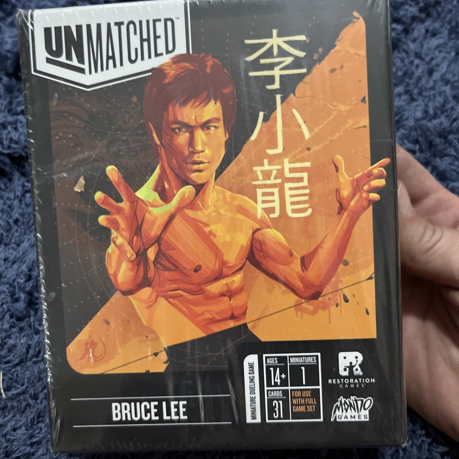 OOP Unmatched BRUCE LEE solo expansion – Complete/Open/Unplayed