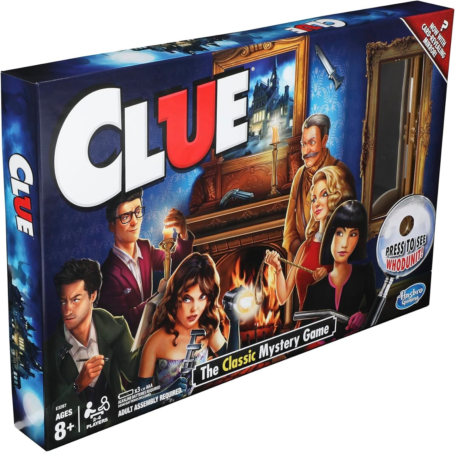 Hasbro Gaming Clue Game, Mystery Board Game, 2-6 Players, 8+ Years
