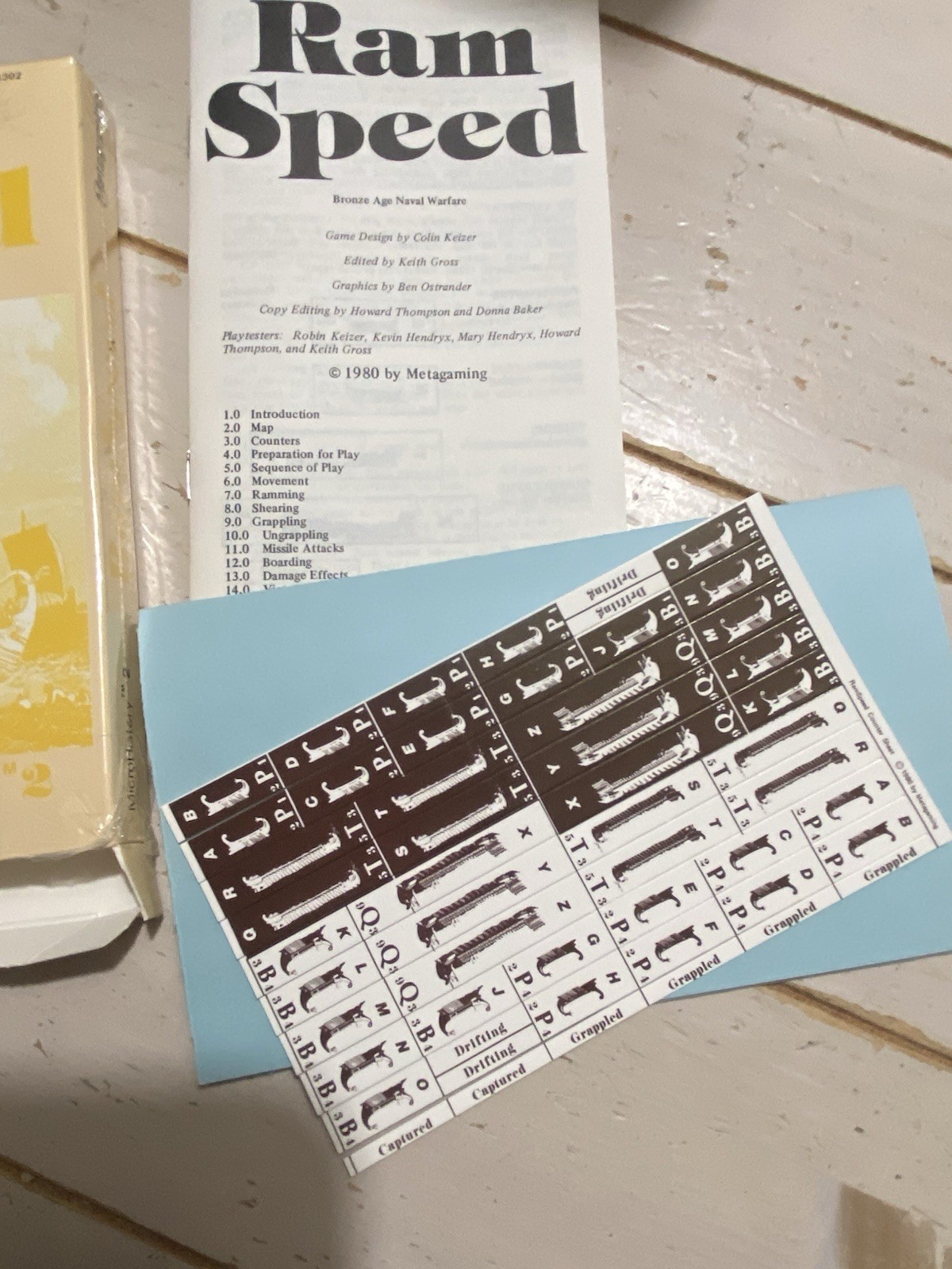 Ram Speed (Metagaming, Microhistory 2) — COMPLETE, UNPUNCHED