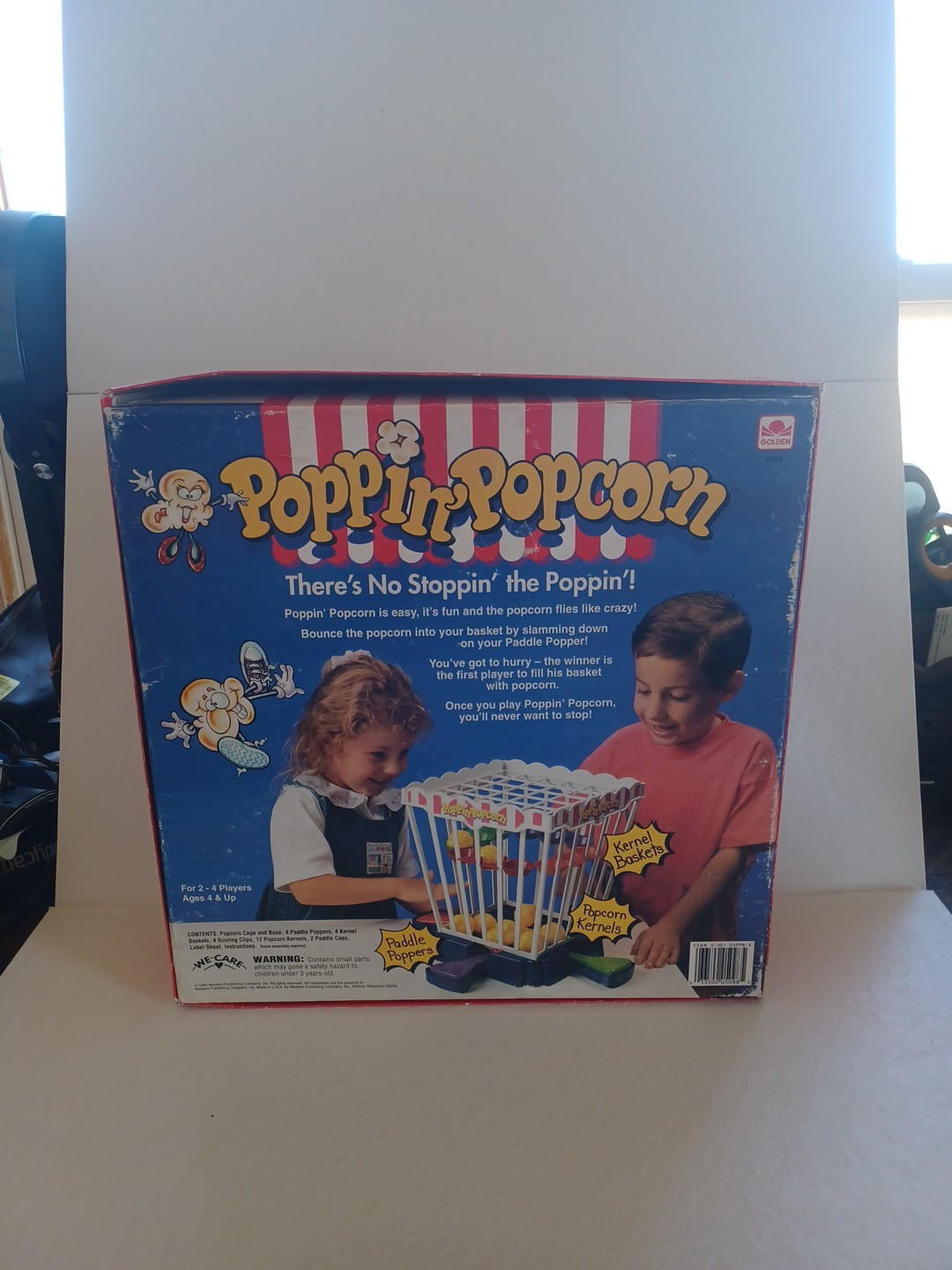 1993 Poppin’popcorn Game By Golden Games. 99% Complete
