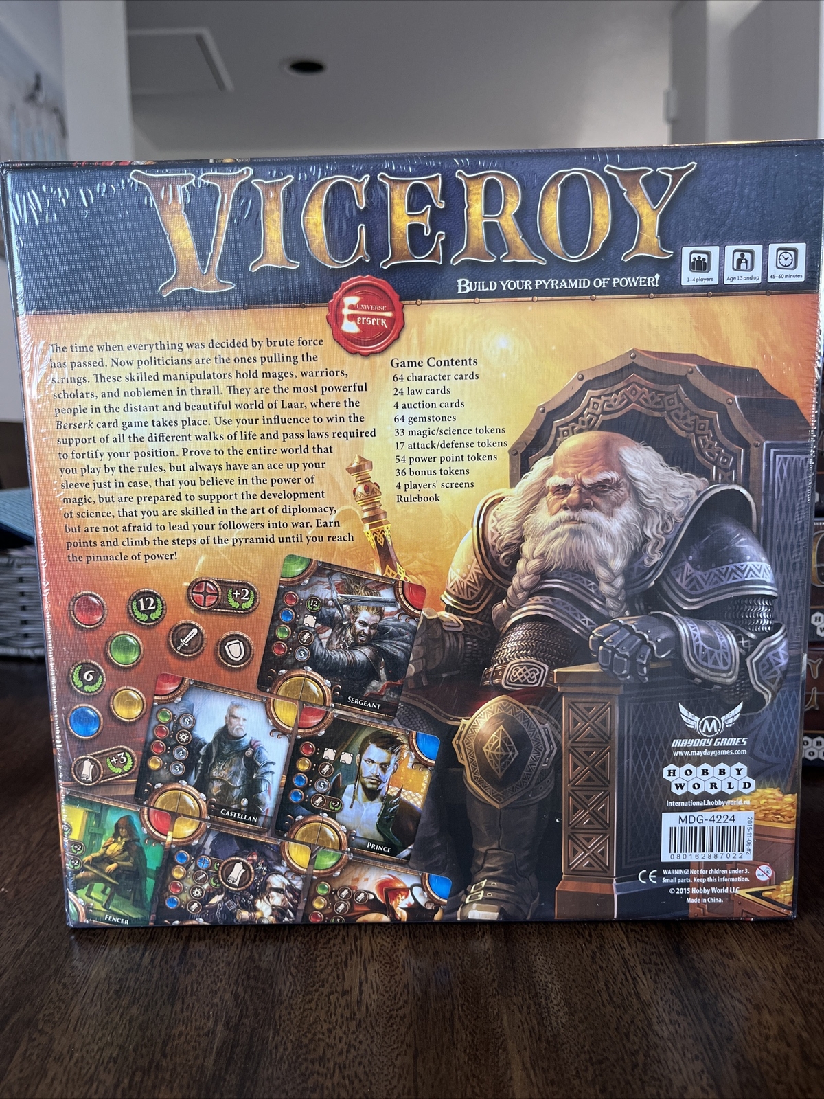 Viceroy Mayday Games Build Your Pyramid of Power Board Game NEW Sealed