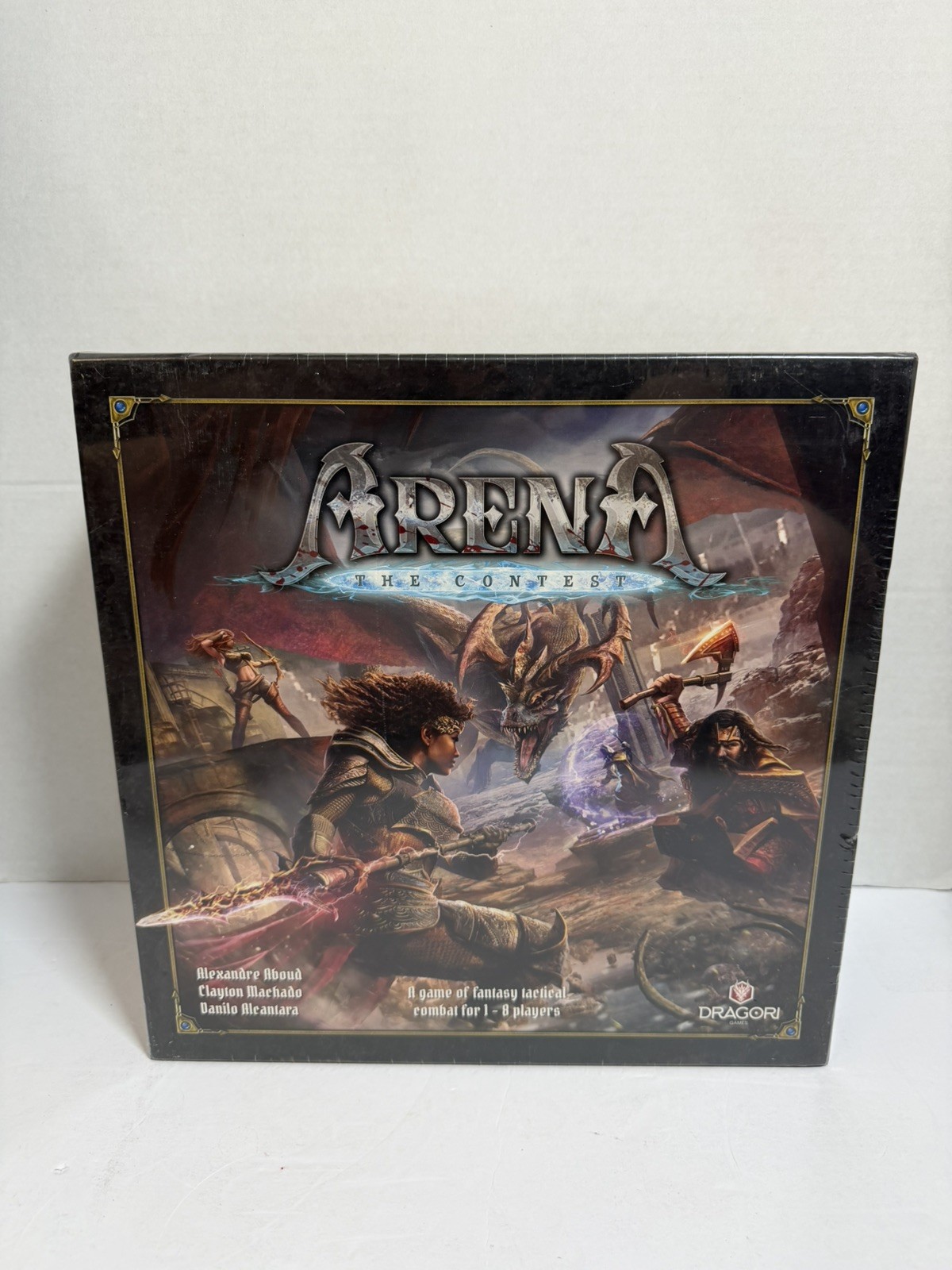 Dragori Games, Arena: The Contest Board Game- Brand New, SEALED