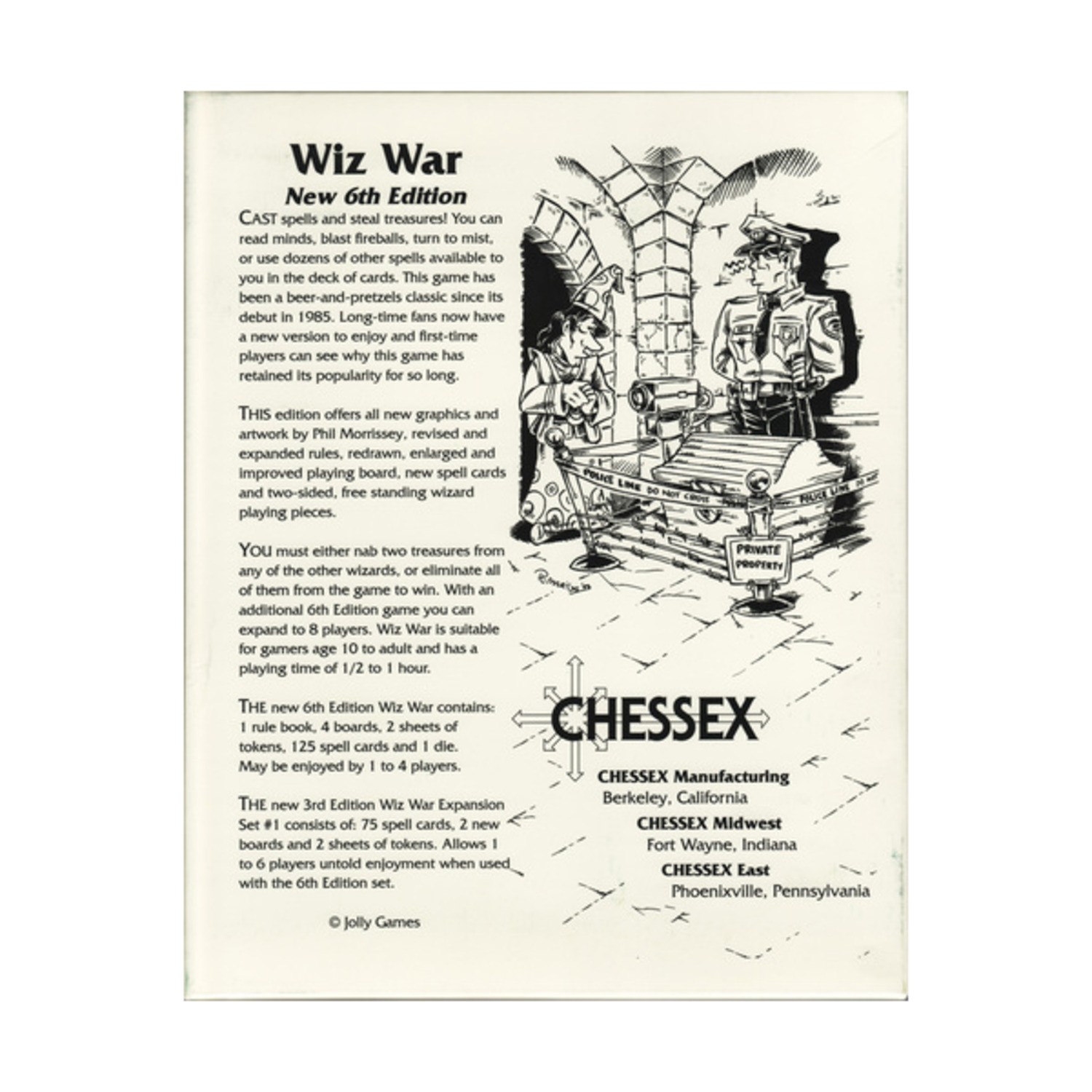 Chessex Wiz-War (6th Ed) Box VG/EX